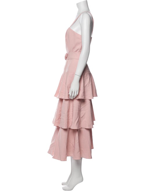 Ieena for Mac Duggal Square Neckline Long Dress