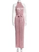 Ieena for Mac Duggal Halterneck Long Dress