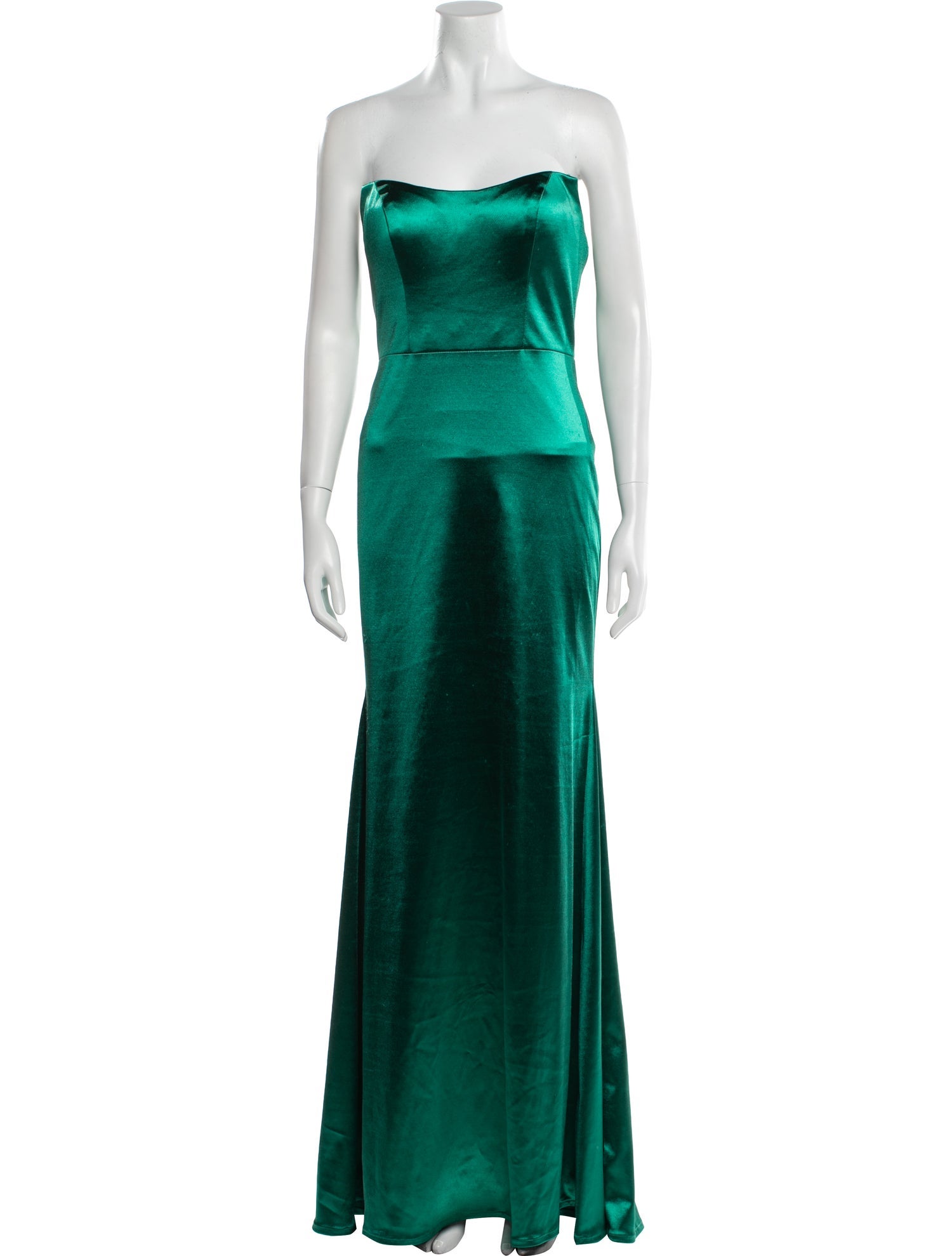 Ieena for Mac Duggal Strapless Long Dress