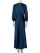 Ieena for Mac Duggal Crew Neck Long Dress