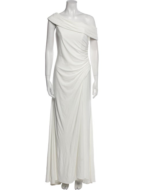 Ieena for Mac Duggal One-Shoulder Long Dress