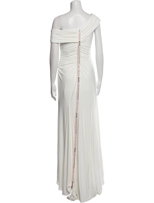 Ieena for Mac Duggal One-Shoulder Long Dress