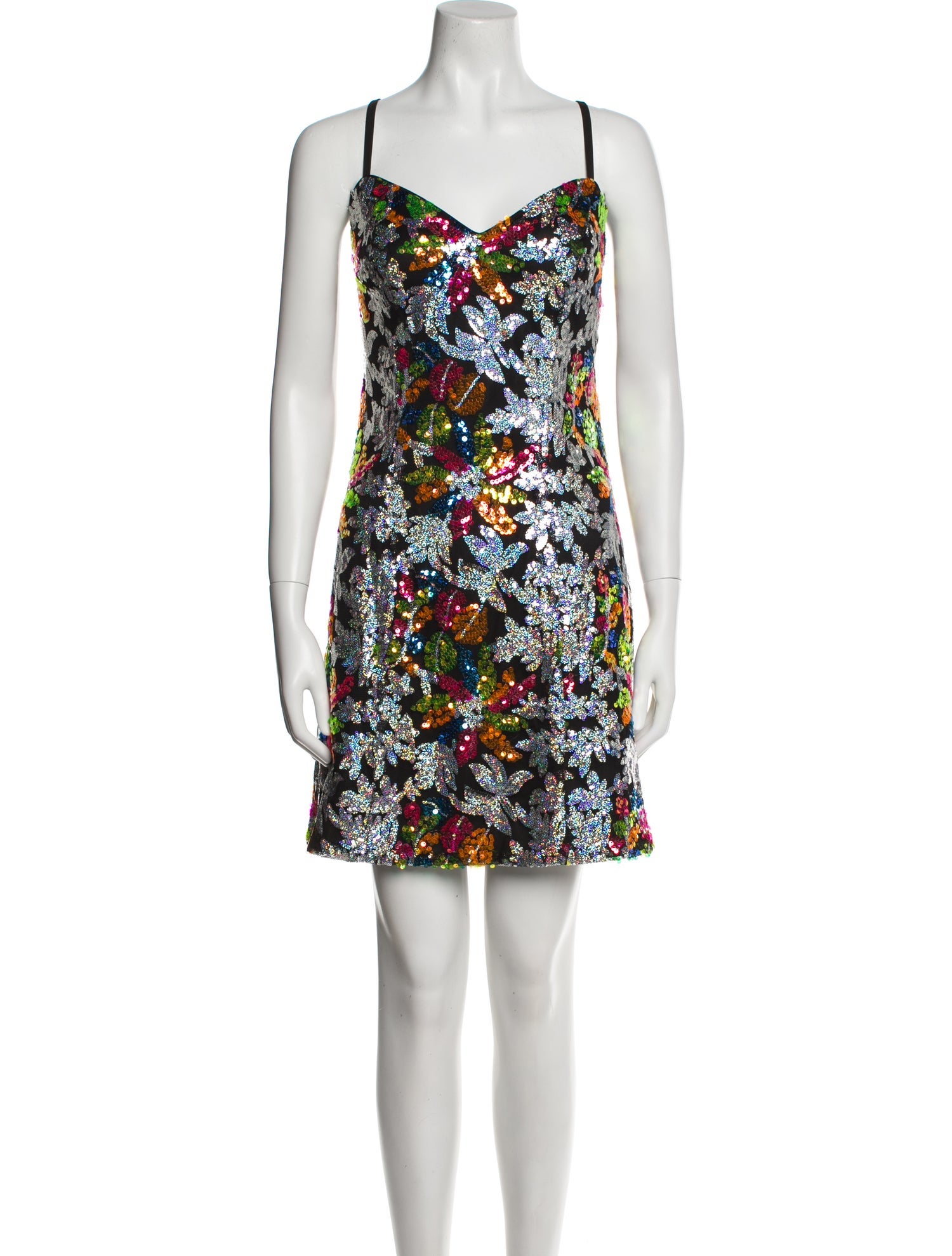 Ieena for Mac Duggal Printed Mini Dress w/ Tags