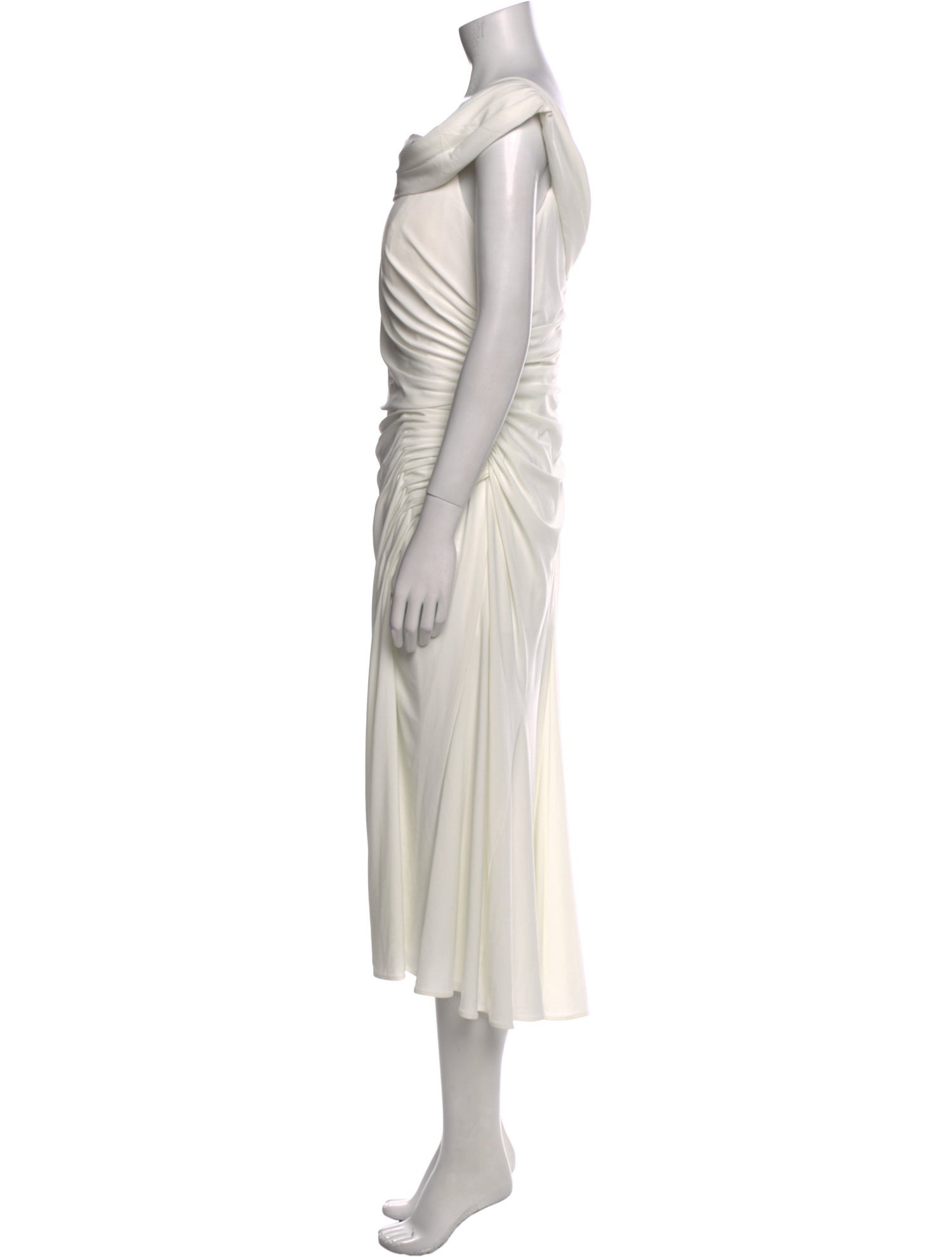 Ieena for Mac Duggal Cowl Neck Long Dress