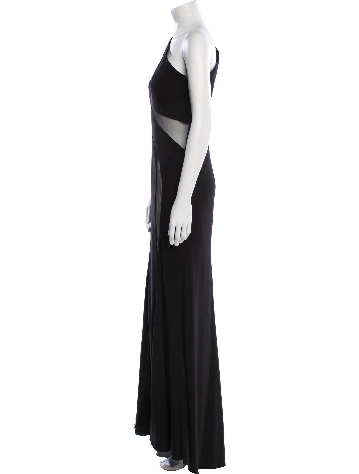 Ieena for Mac Duggal One-Shoulder Long Dress