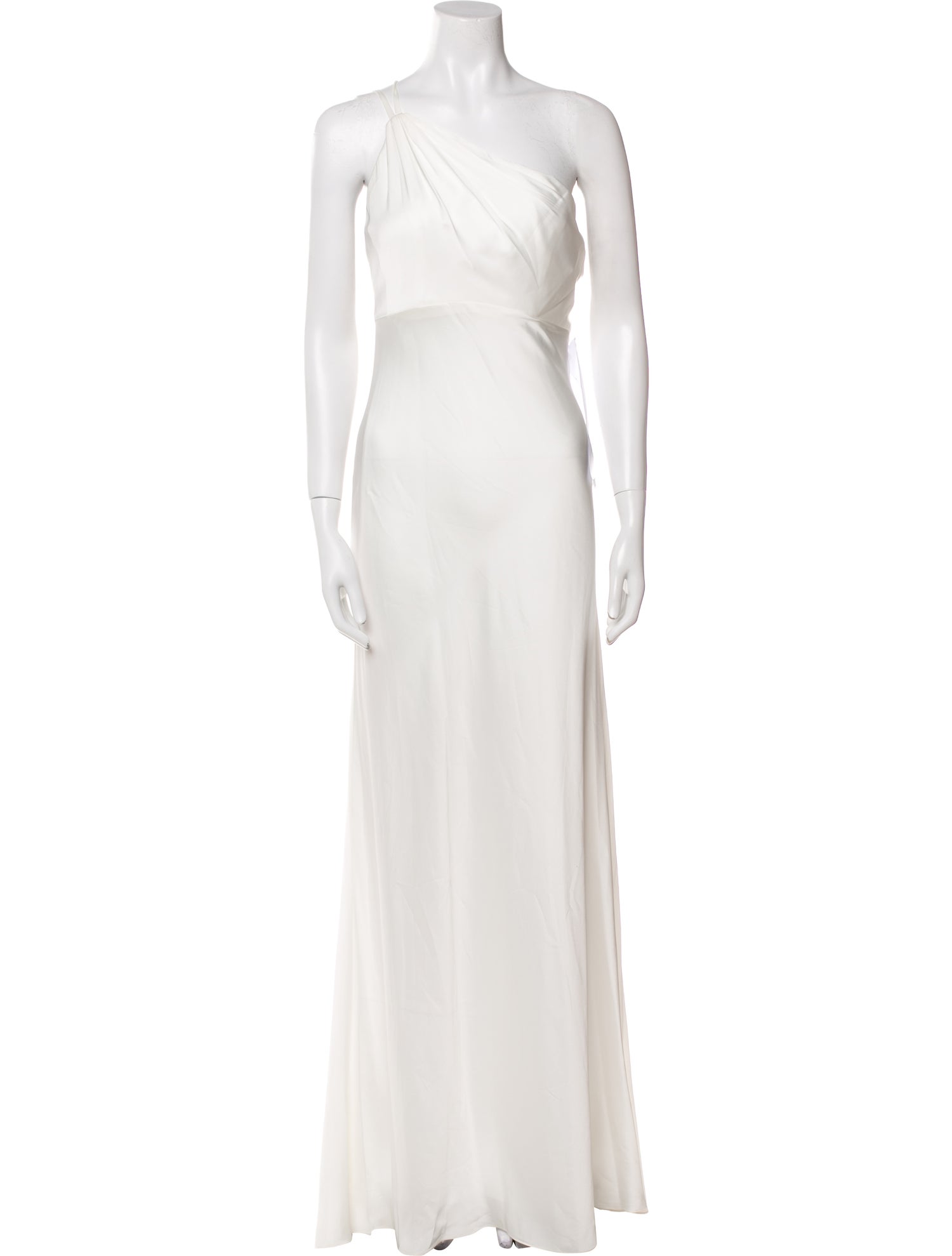 Ieena for Mac Duggal One-Shoulder Long Dress