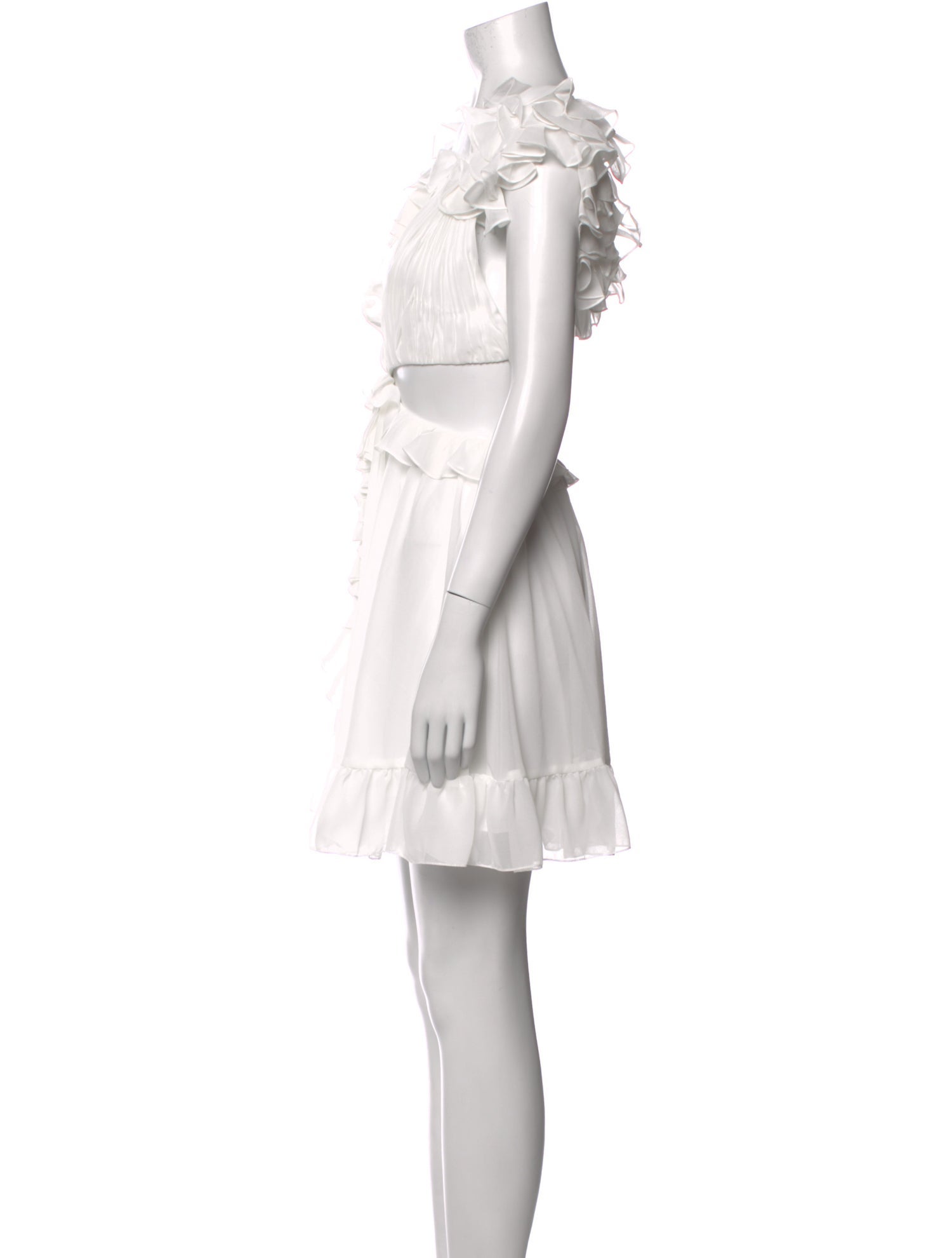 Ieena for Mac Duggal V-Neck Mini Dress