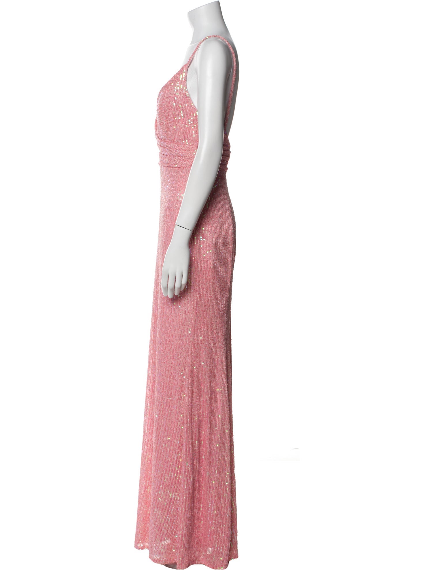 Ieena for Mac Duggal Patterned Long Dress w/ Tags