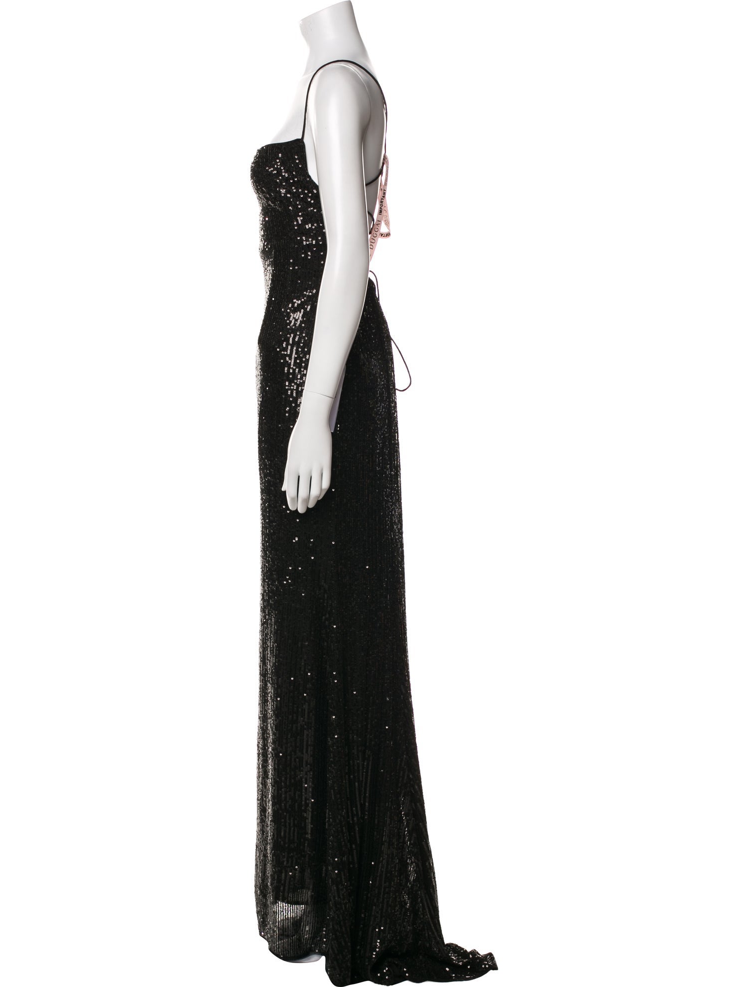 Ieena for Mac Duggal Square Neckline Long Dress