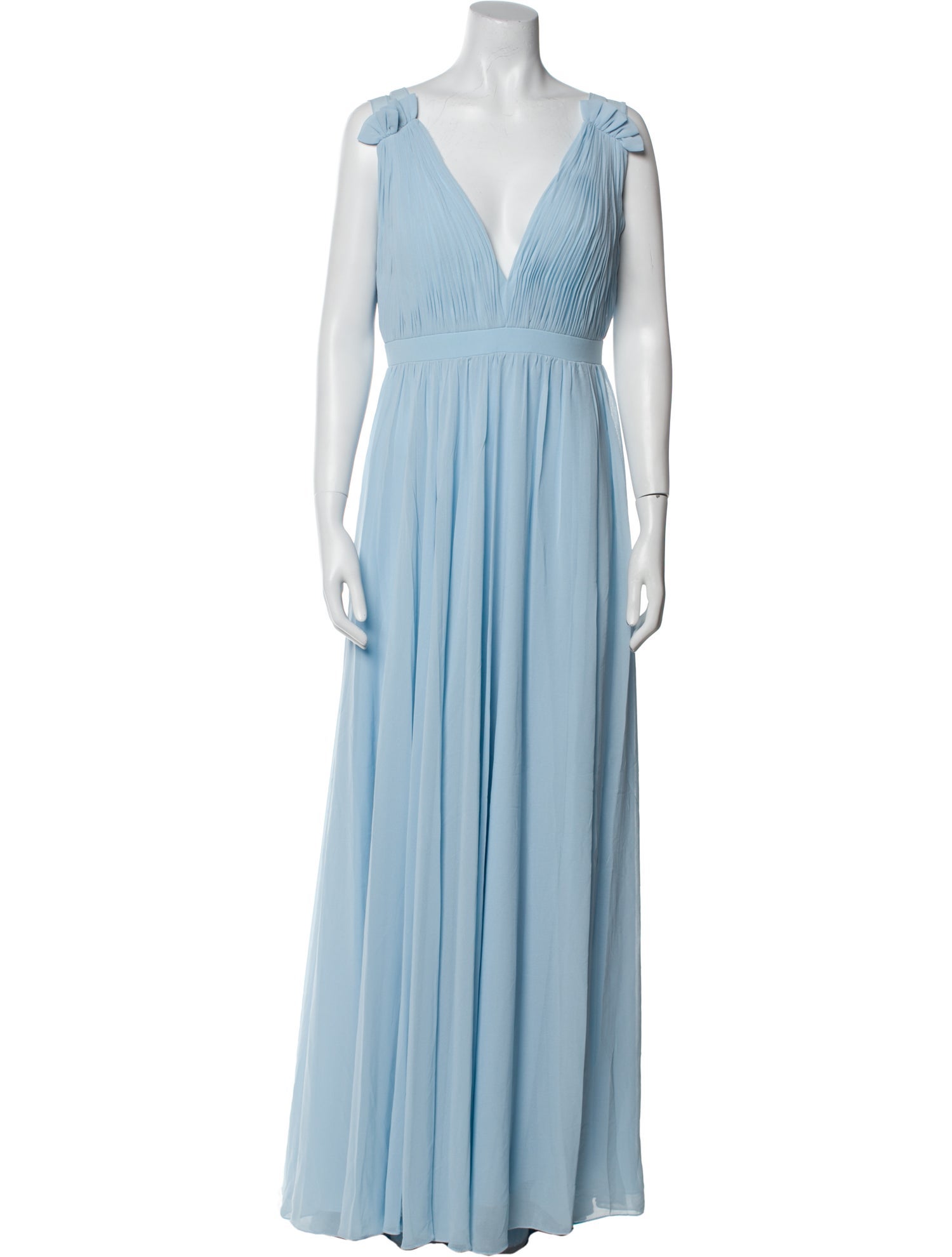 Ieena for Mac Duggal V-Neck Long Dress w/ Tags