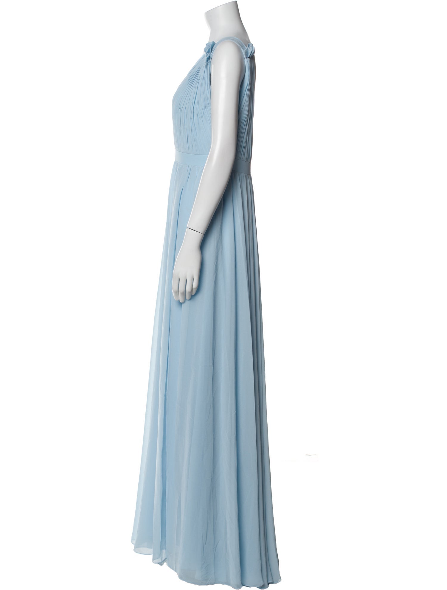 Ieena for Mac Duggal V-Neck Long Dress w/ Tags