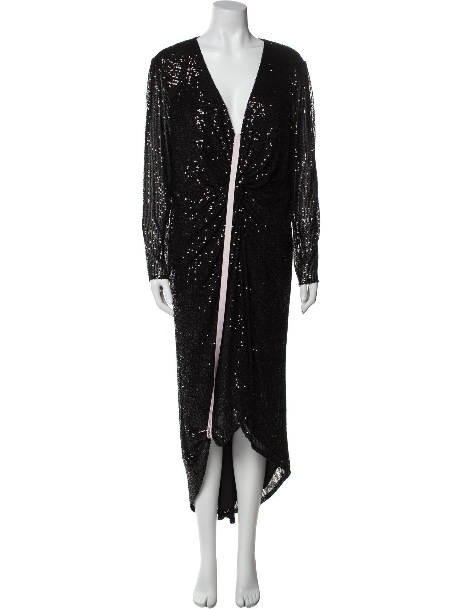 Ieena for Mac Duggal V-Neck Long Dress w/ Tags