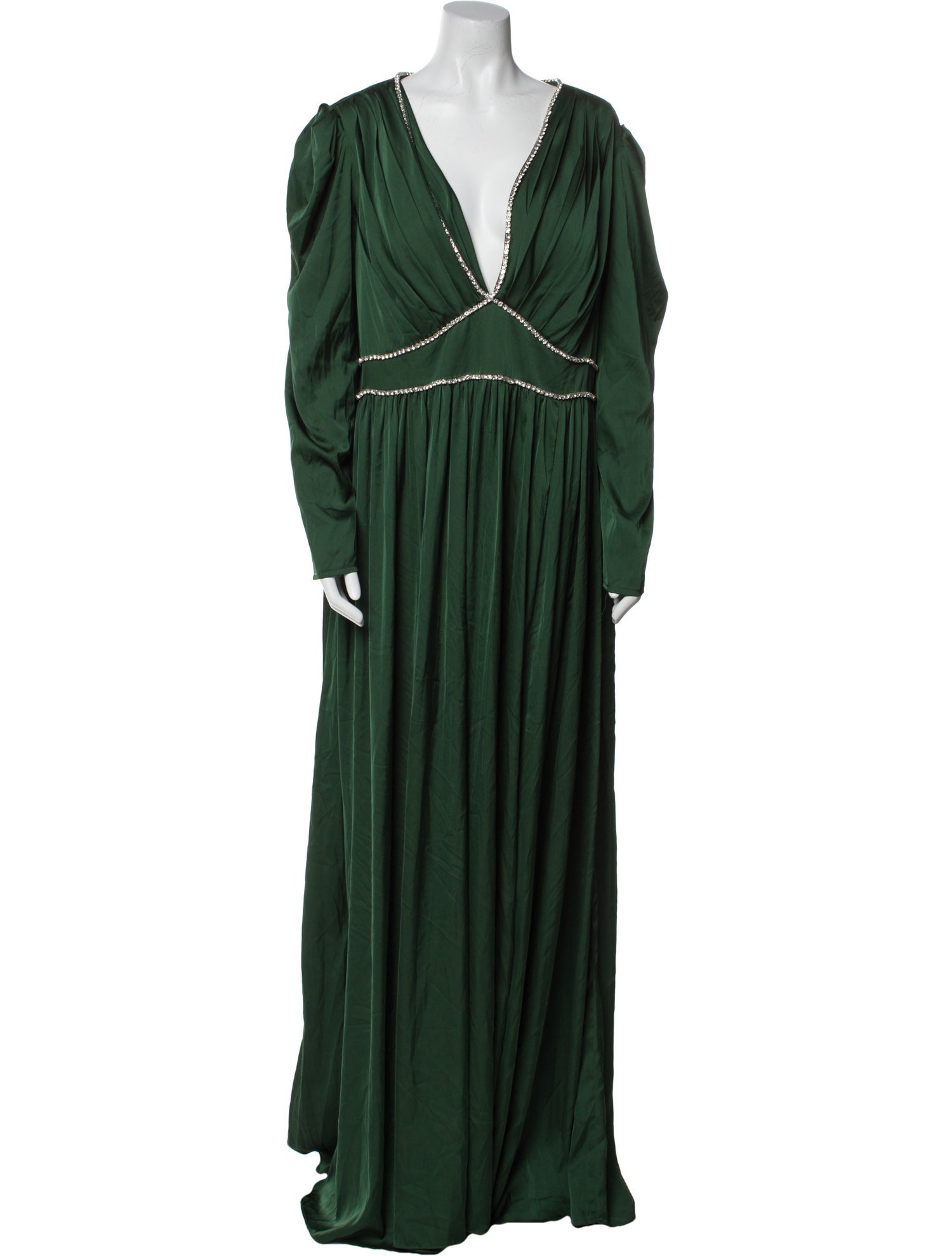 Ieena for Mac Duggal V-Neck Long Dress w/ Tags