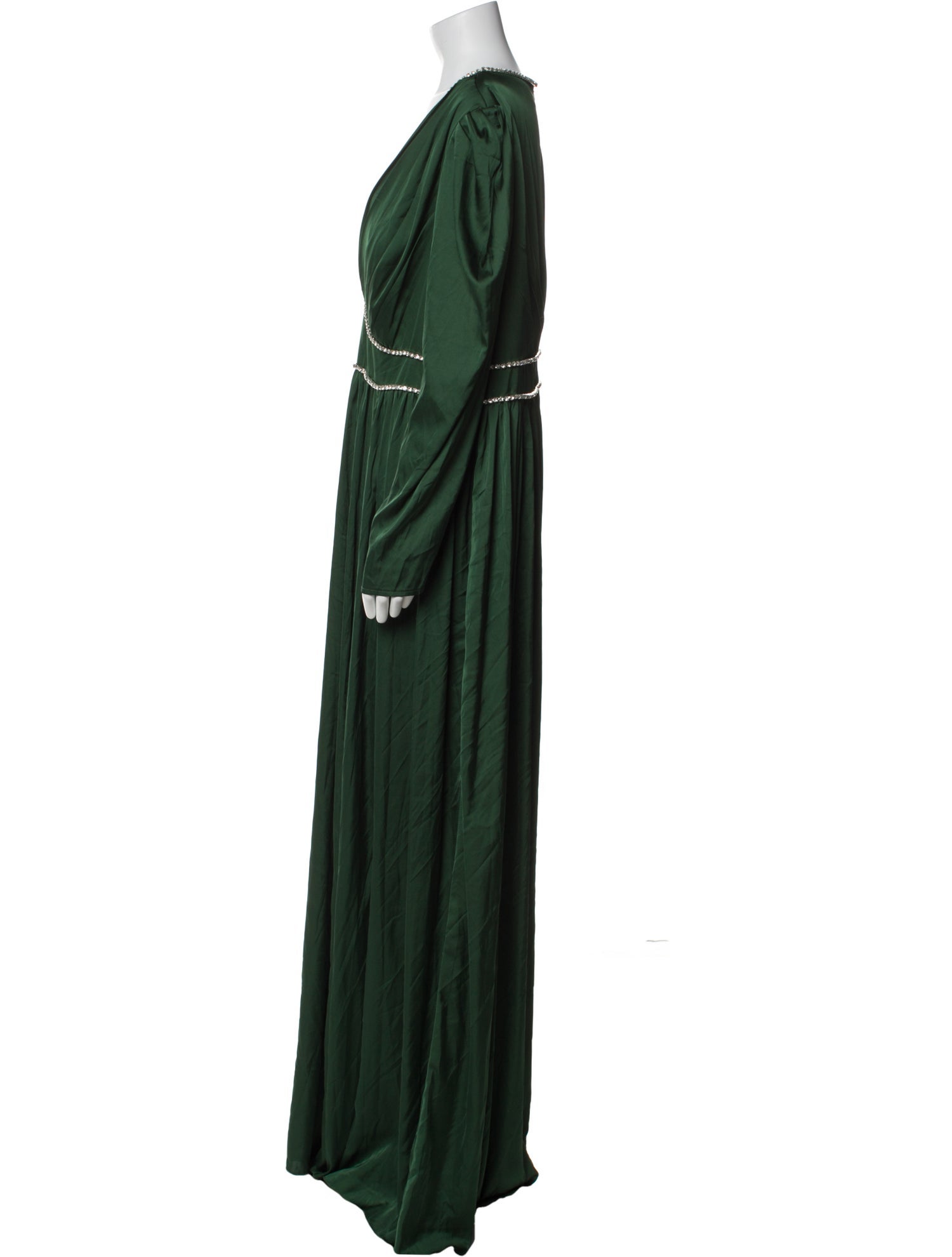 Ieena for Mac Duggal V-Neck Long Dress w/ Tags