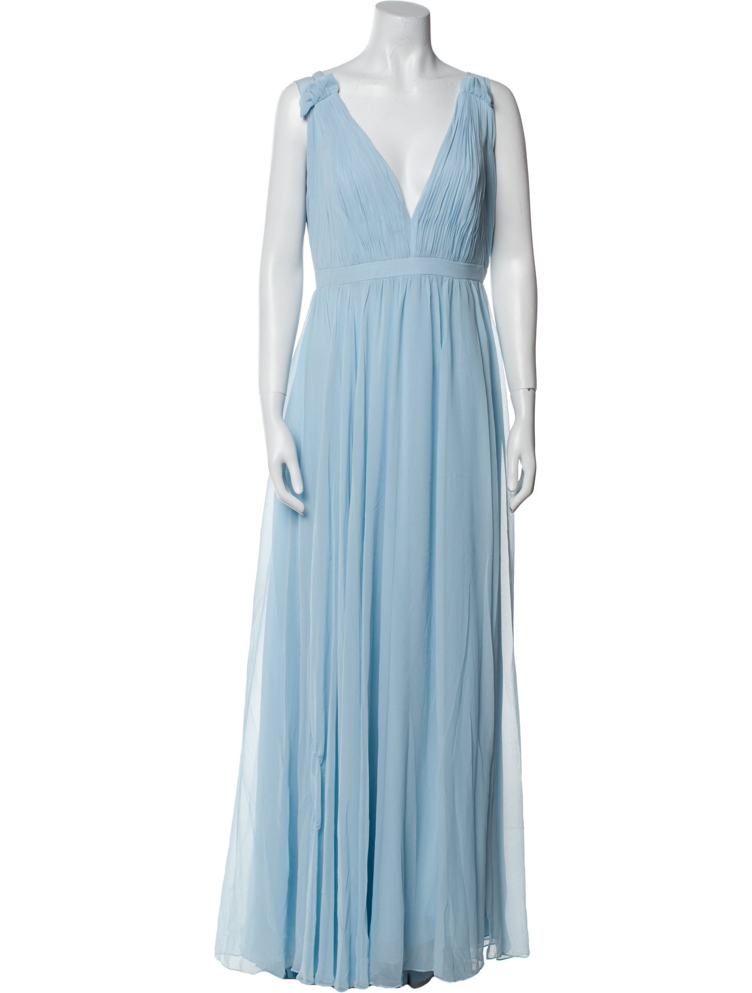 Ieena for Mac Duggal V-Neck Long Dress w/ Tags