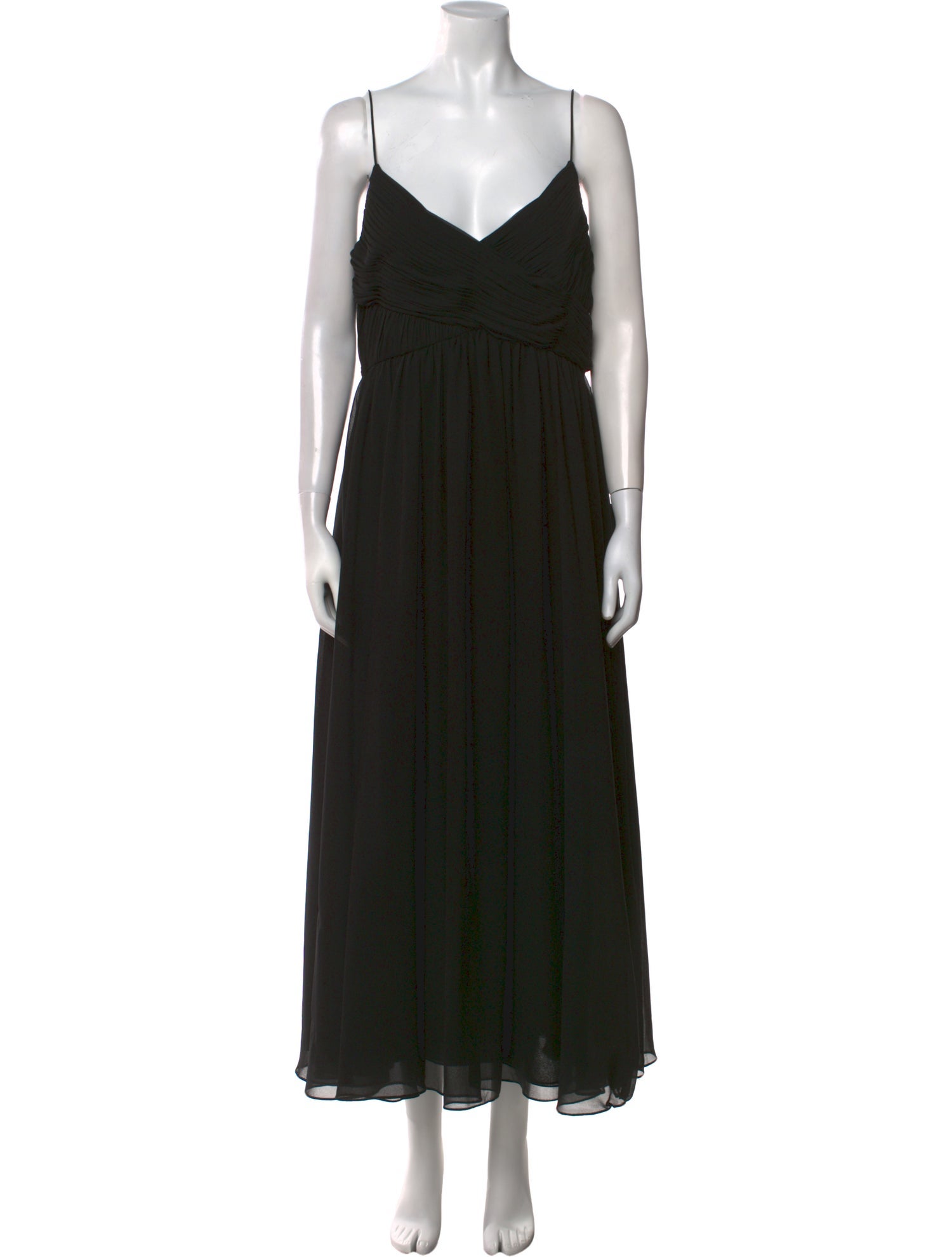 Ieena for Mac Duggal V-Neck Long Dress