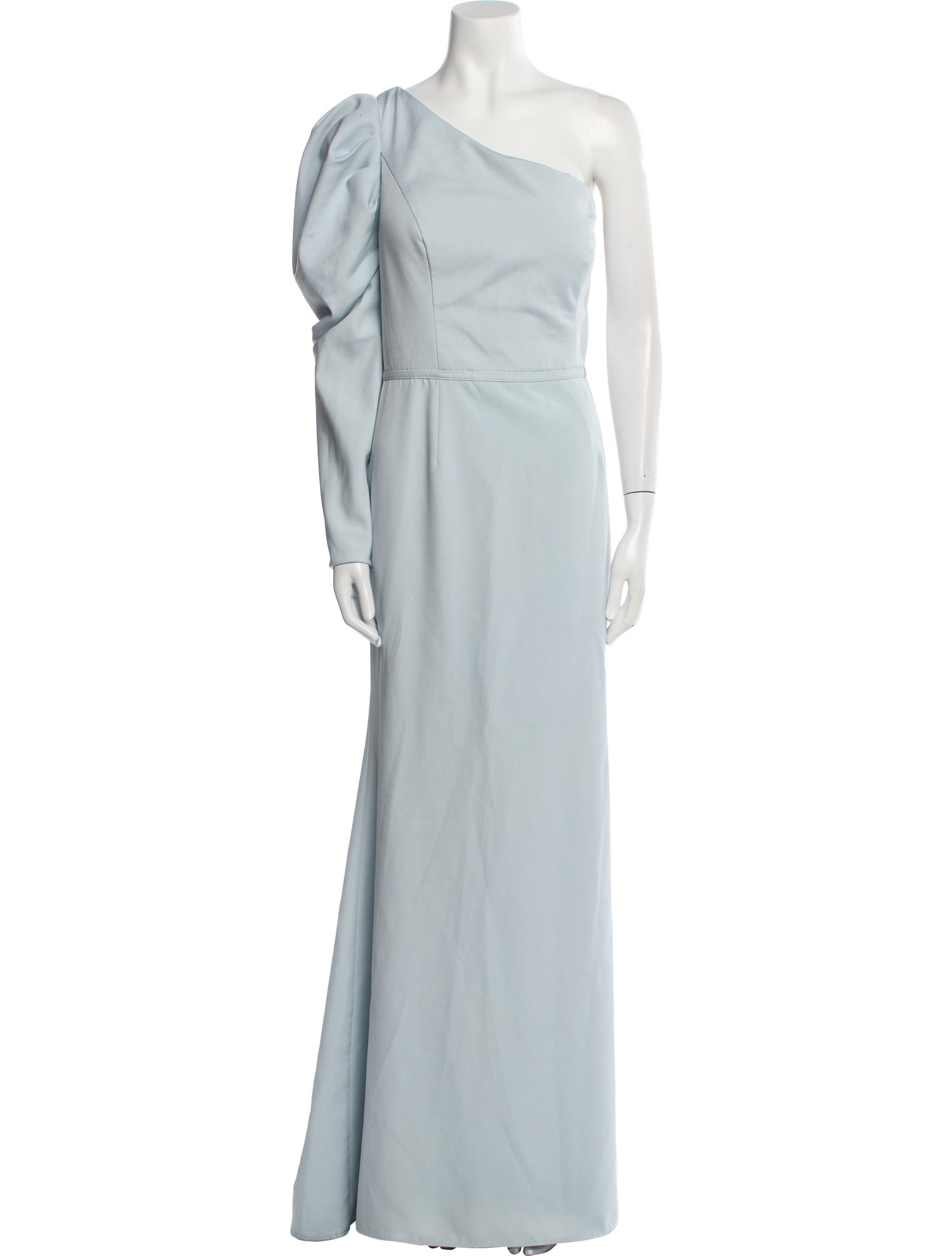 Ieena for Mac Duggal One-Shoulder Long Dress