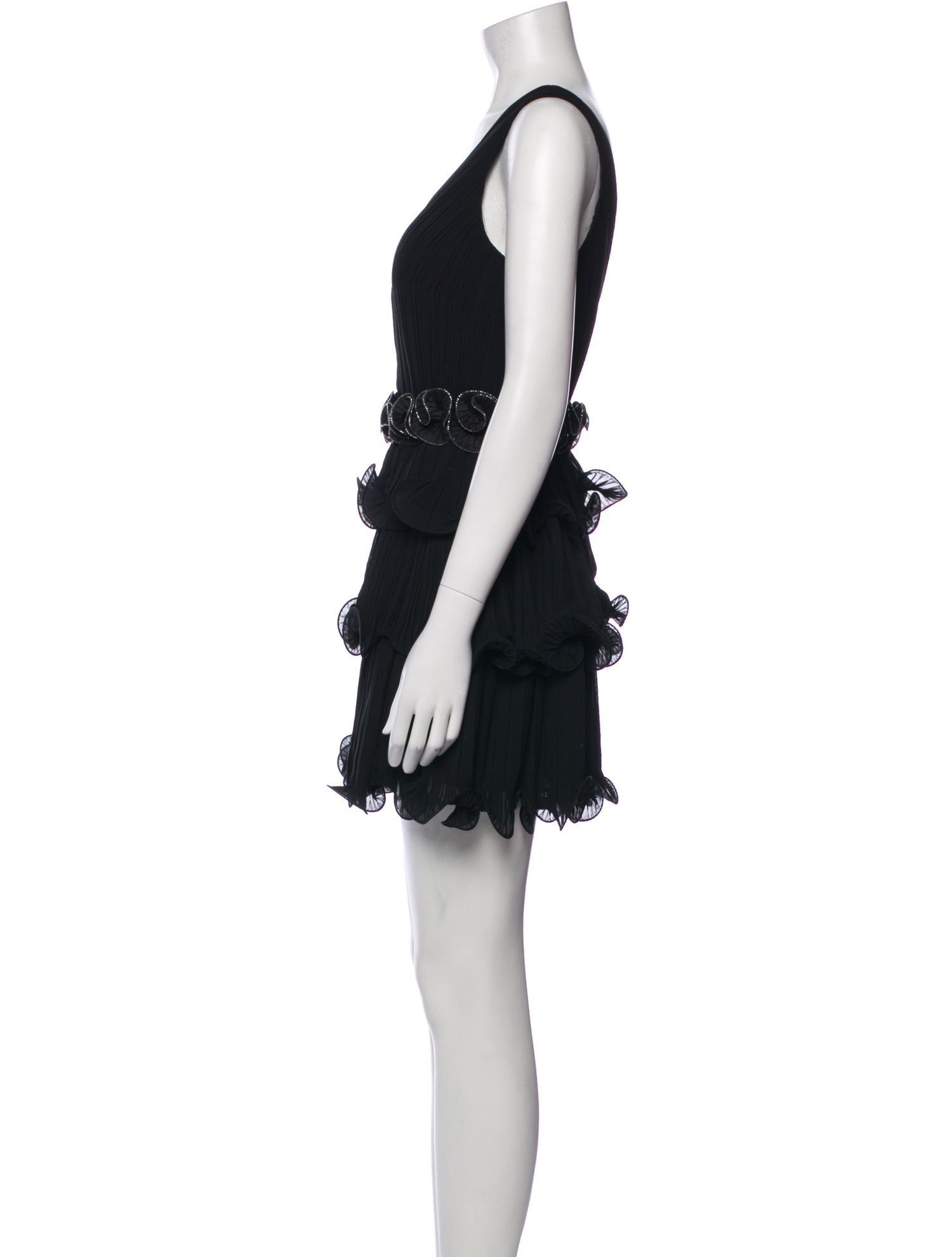 Ieena for Mac Duggal V-Neck Mini Dress w/ Tags