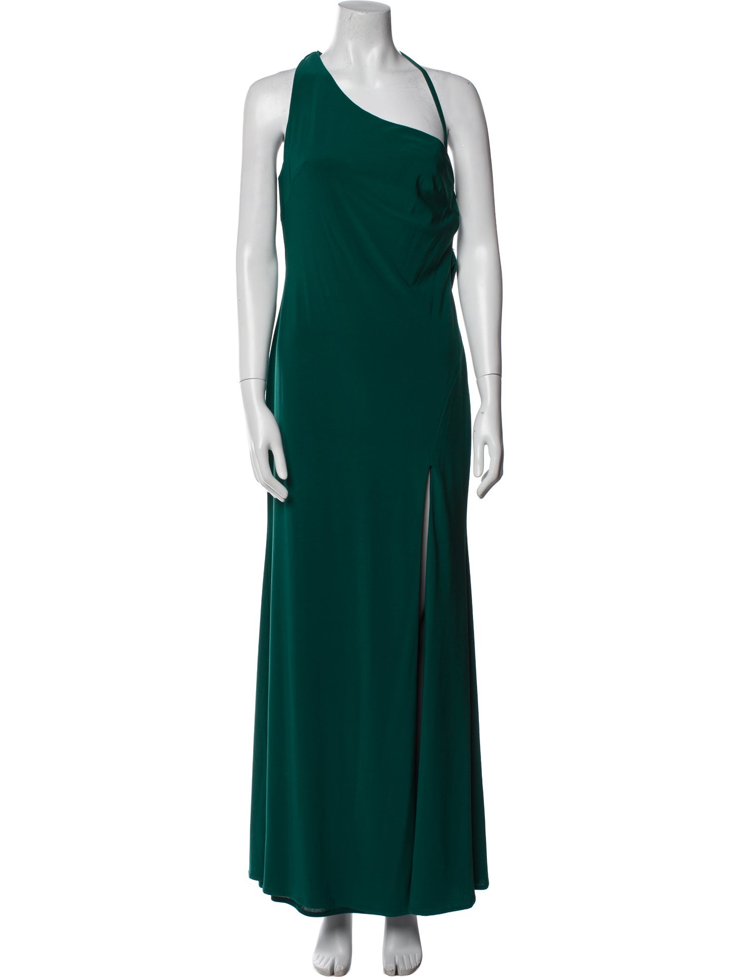 Ieena for Mac Duggal One-Shoulder Long Dress