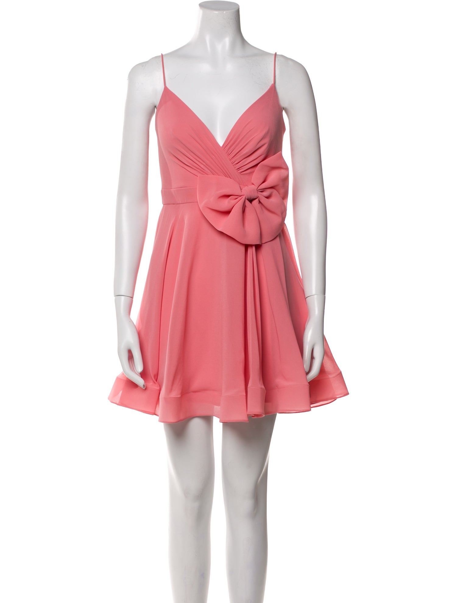 Ieena for Mac Duggal V-Neck Mini Dress