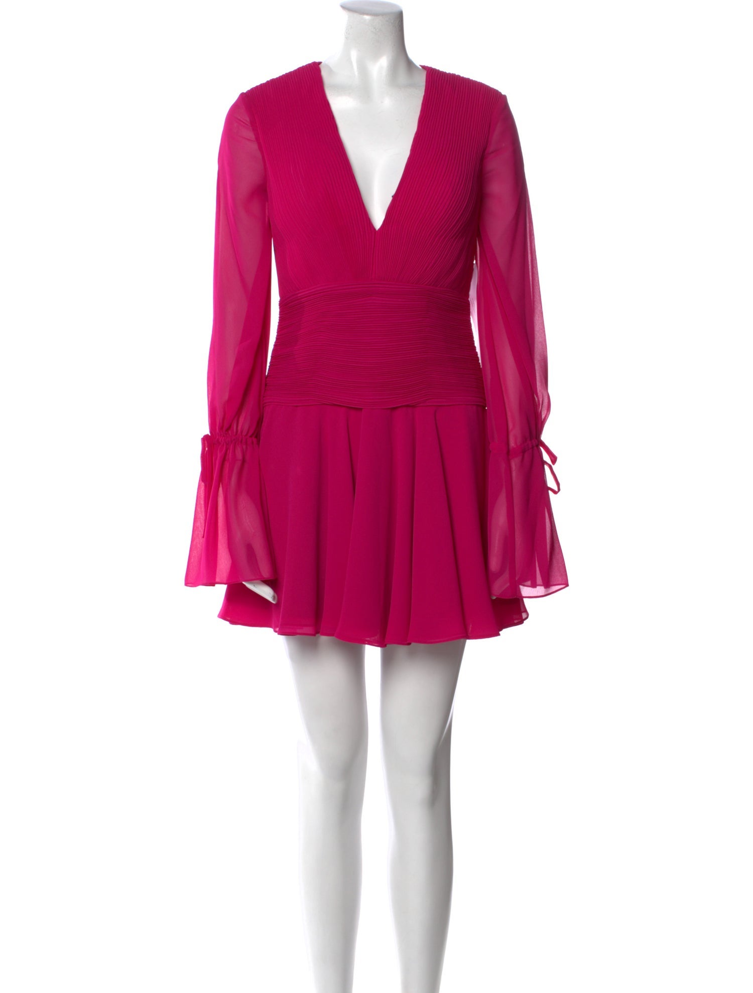 Ieena for Mac Duggal V-Neck Mini Dress w/ Tags