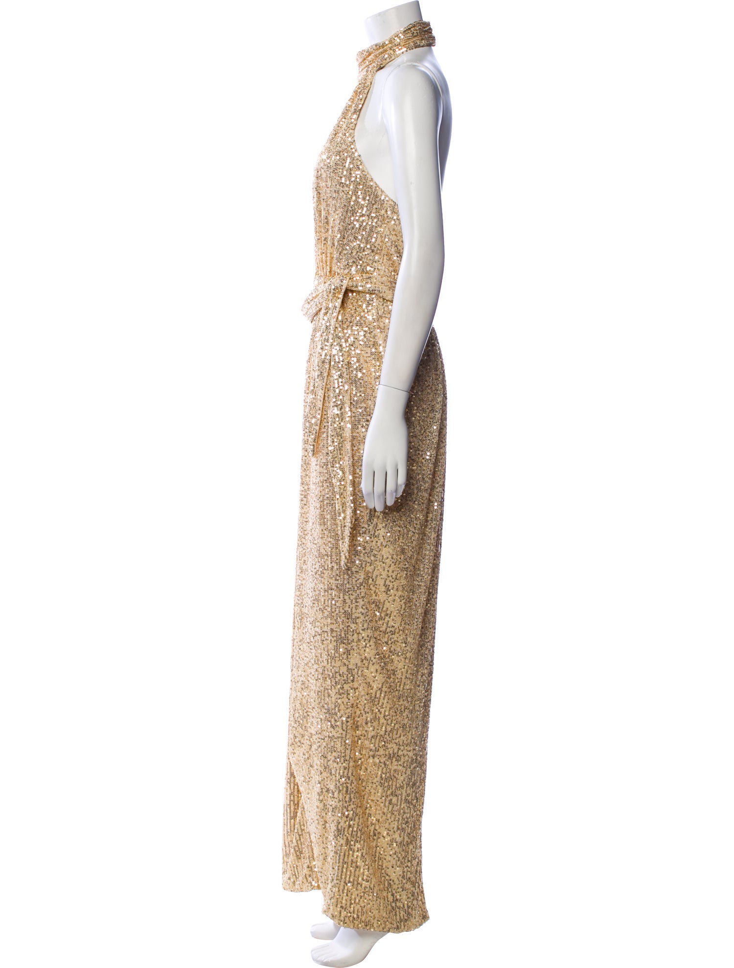 Ieena for Mac Duggal Mock Neck Long Dress w/ Tags