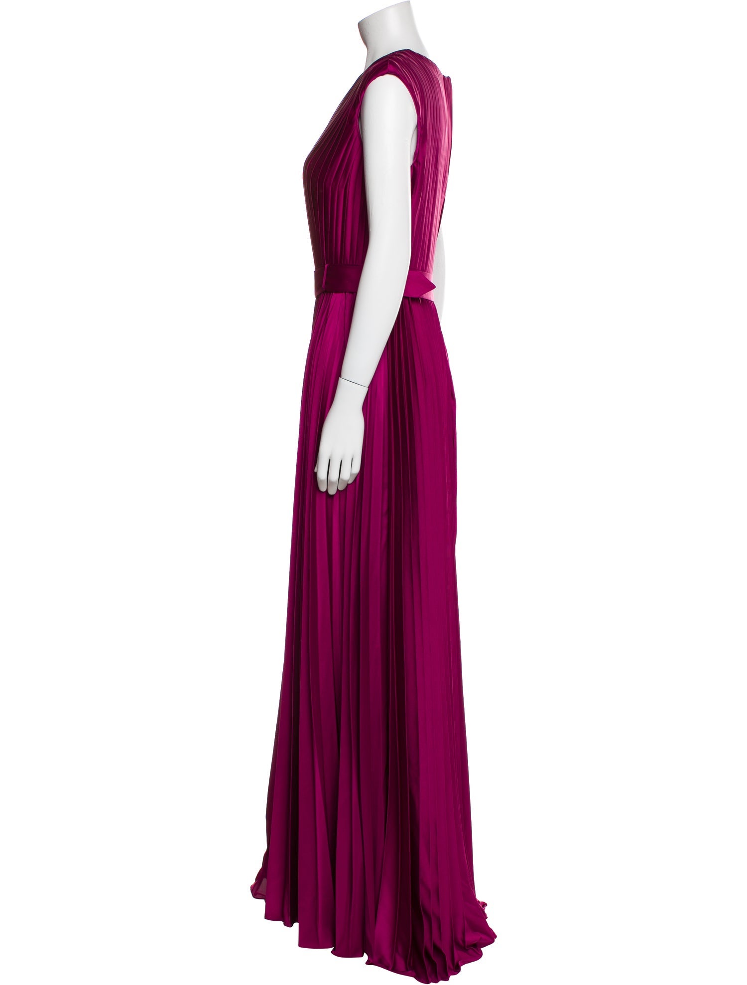 Ieena for Mac Duggal V-Neck Long Dress