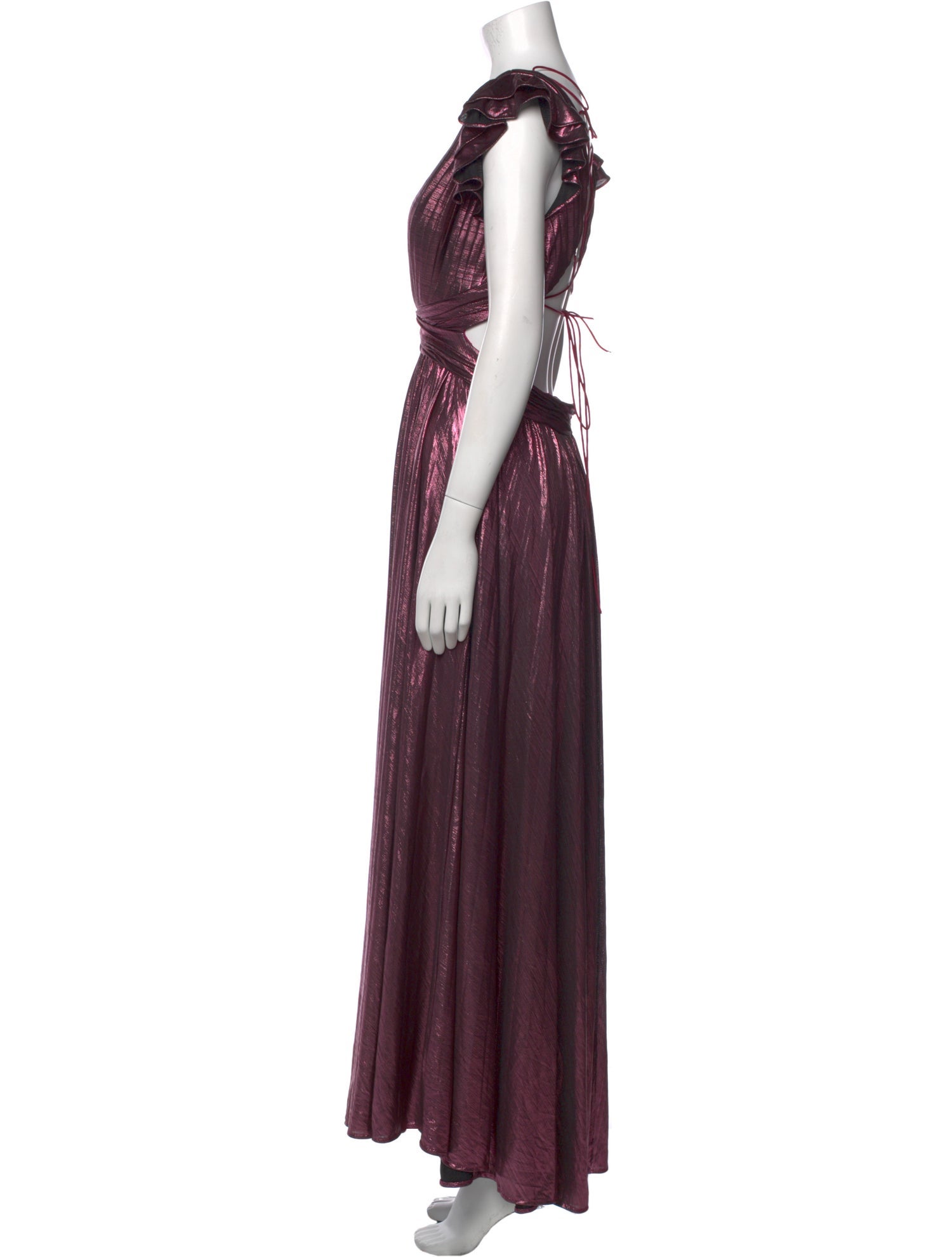 Ieena for Mac Duggal V-Neck Long Dress