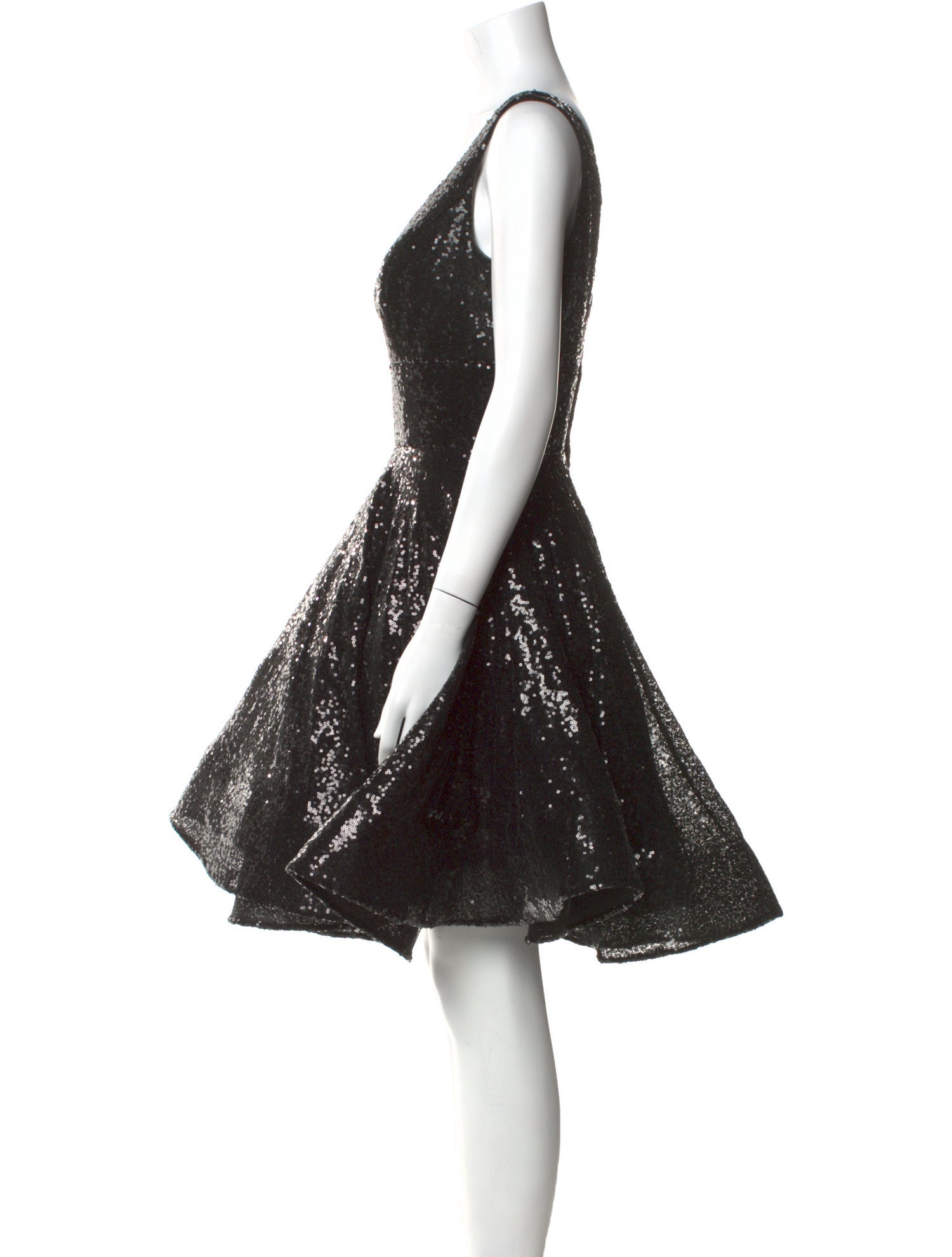 Ieena for Mac Duggal V-Neck Mini Dress