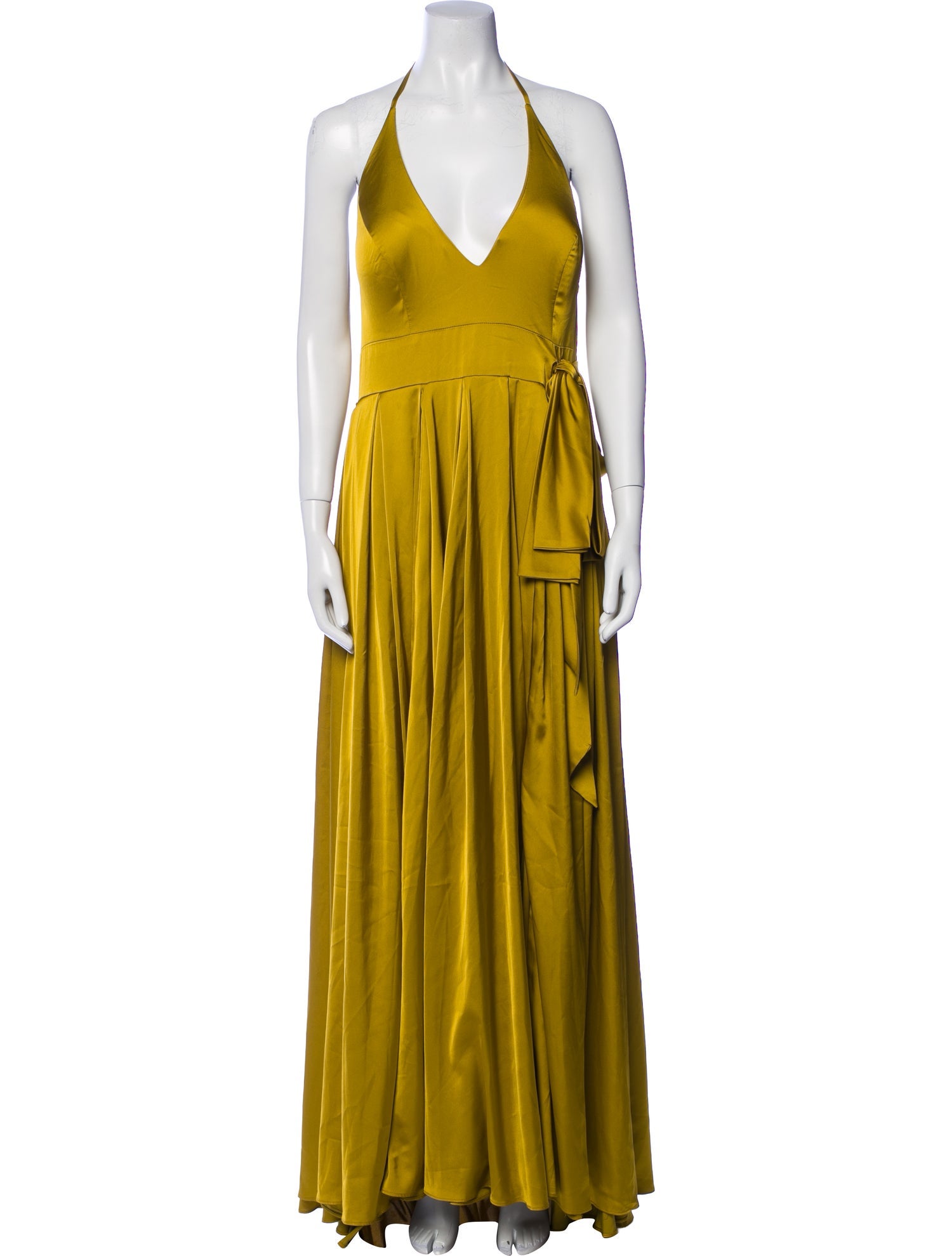 Ieena for Mac Duggal Halterneck Long Dress