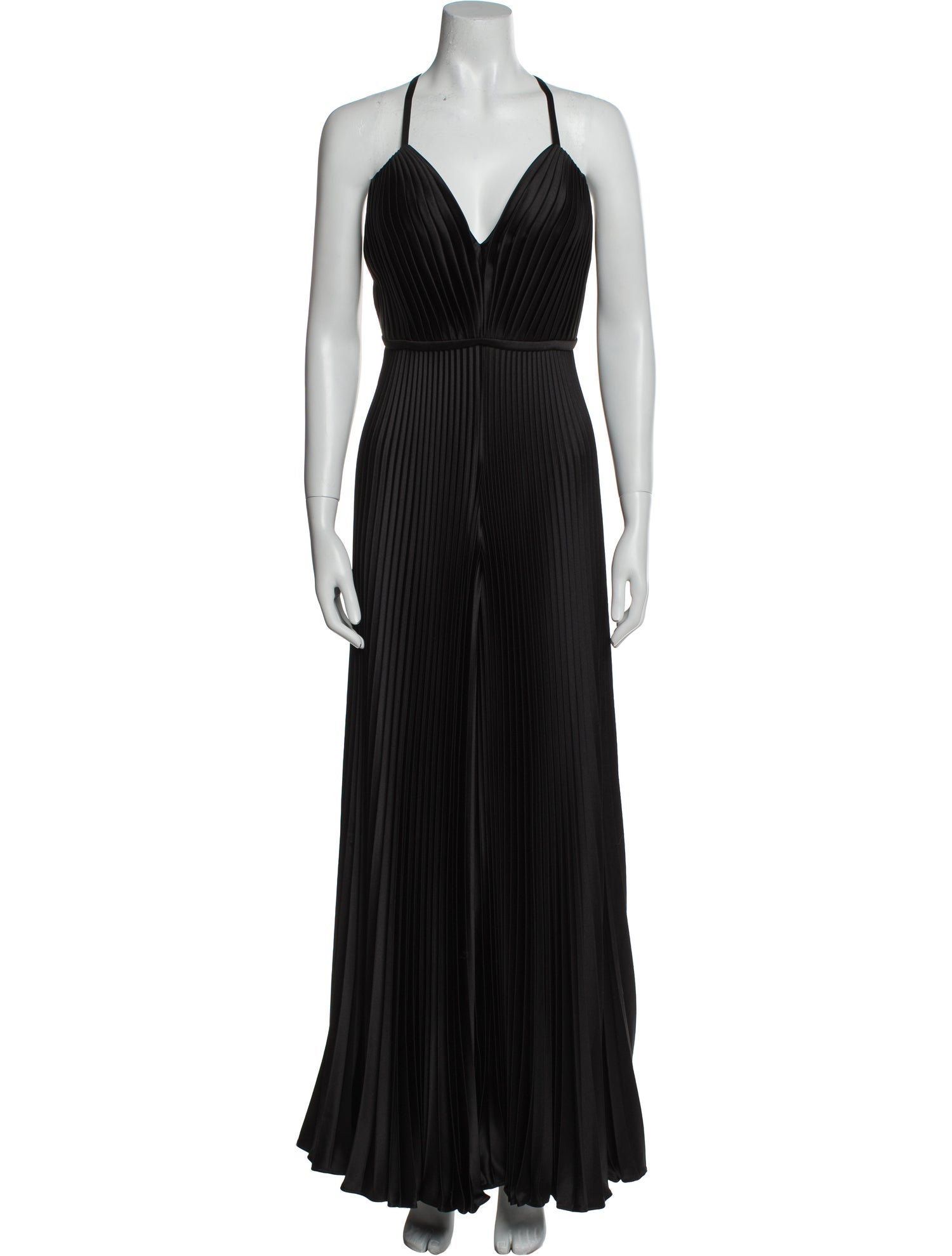 Ieena for Mac Duggal V-Neck Jumpsuit