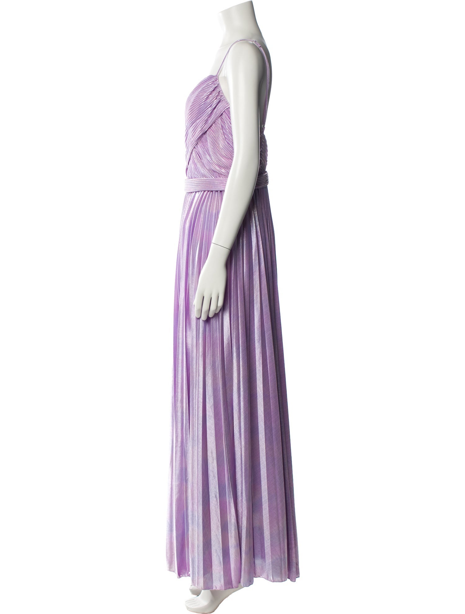 Ieena for Mac Duggal Striped Long Dress