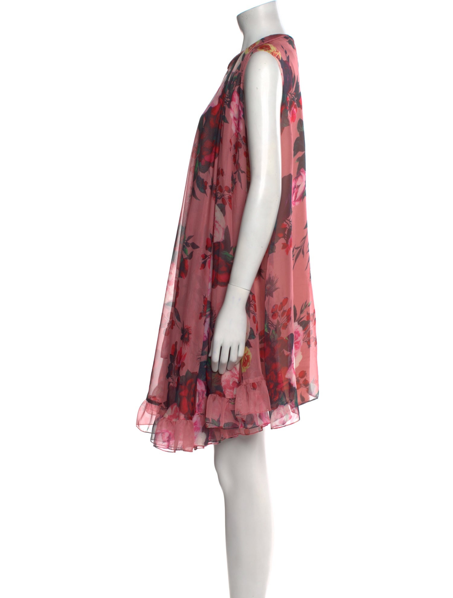 Ieena for Mac Duggal Floral Print Mini Dress