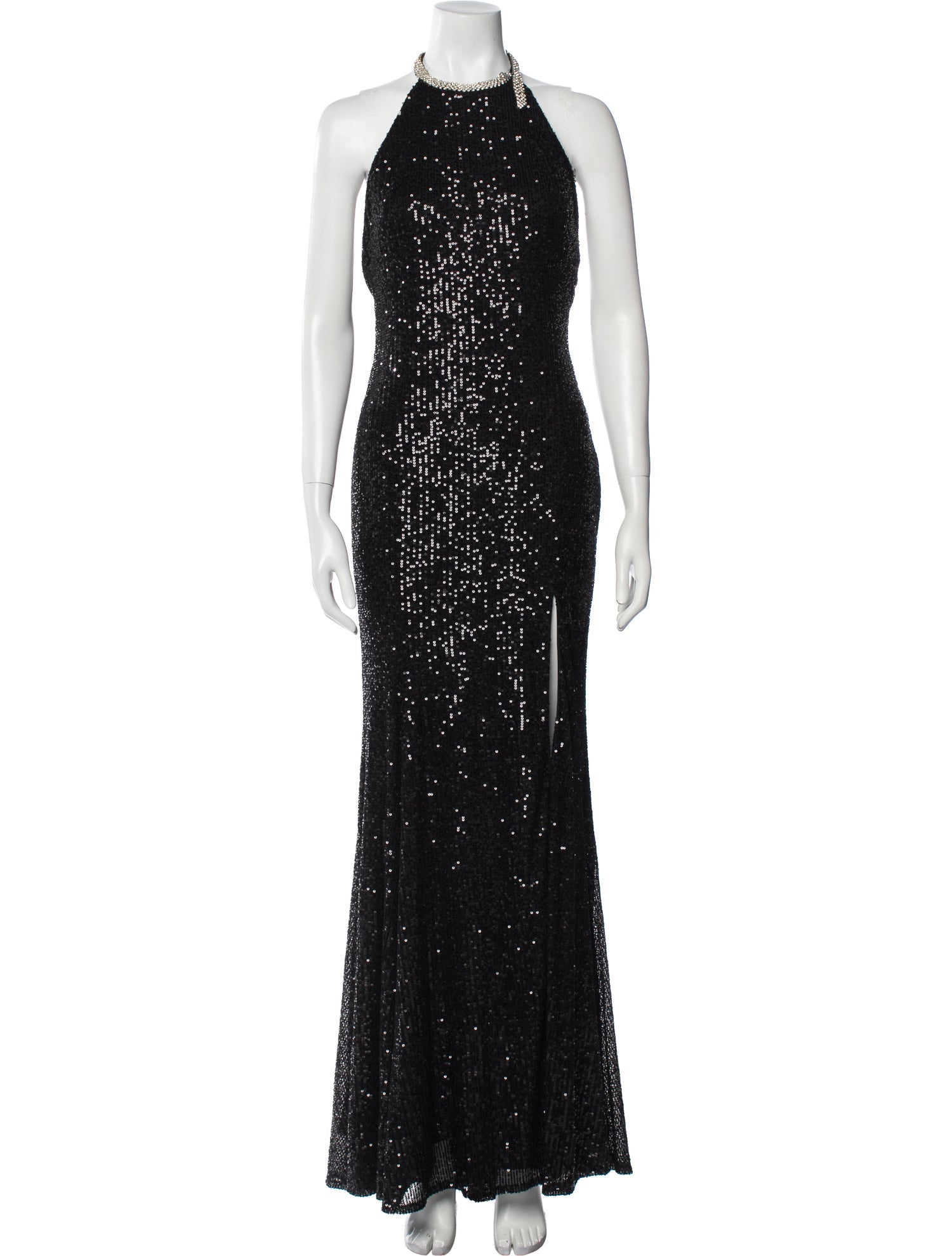 Ieena for Mac Duggal Halterneck Long Dress w/ Tags