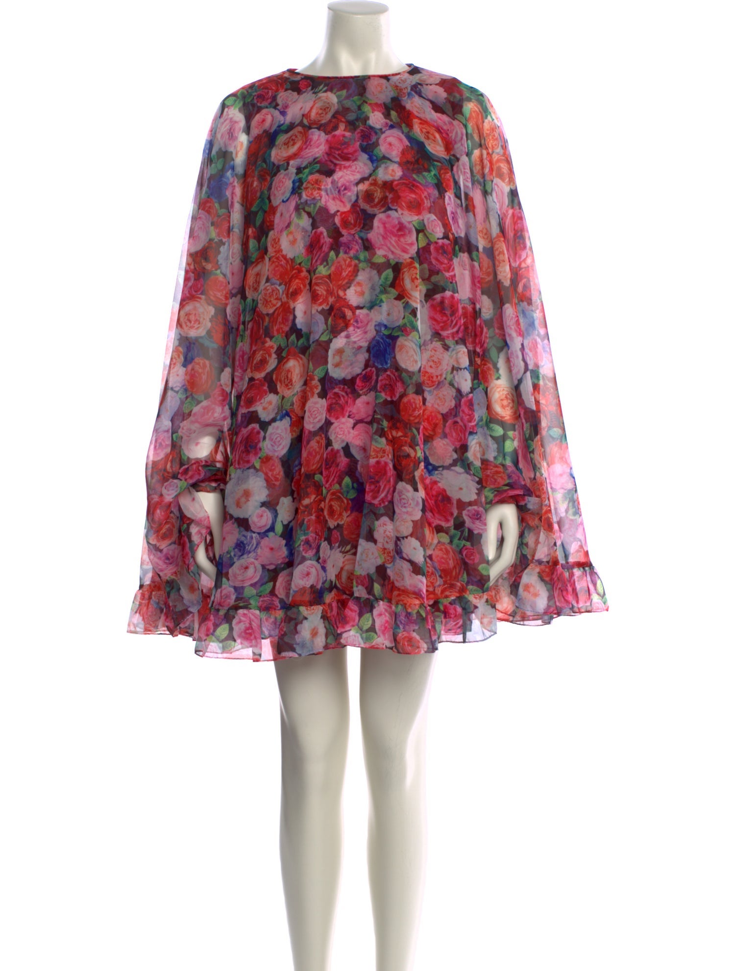 Ieena for Mac Duggal Floral Print Mini Dress w/ Tags