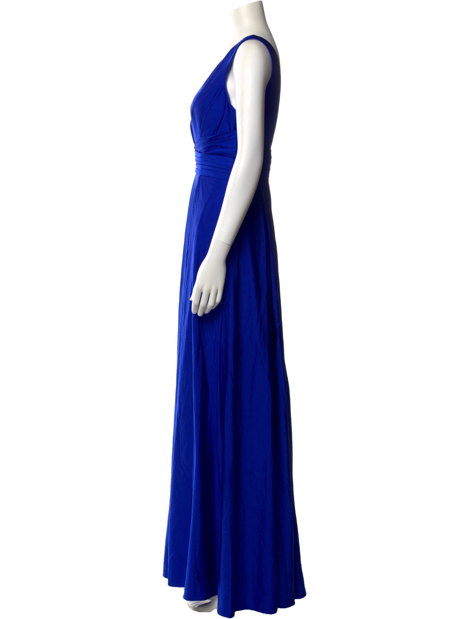 Ieena for Mac Duggal V-Neck Long Dress