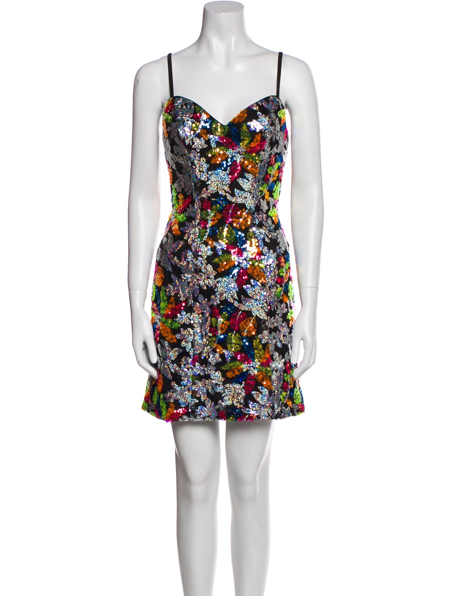 Ieena for Mac Duggal Floral Print Mini Dress w/ Tags