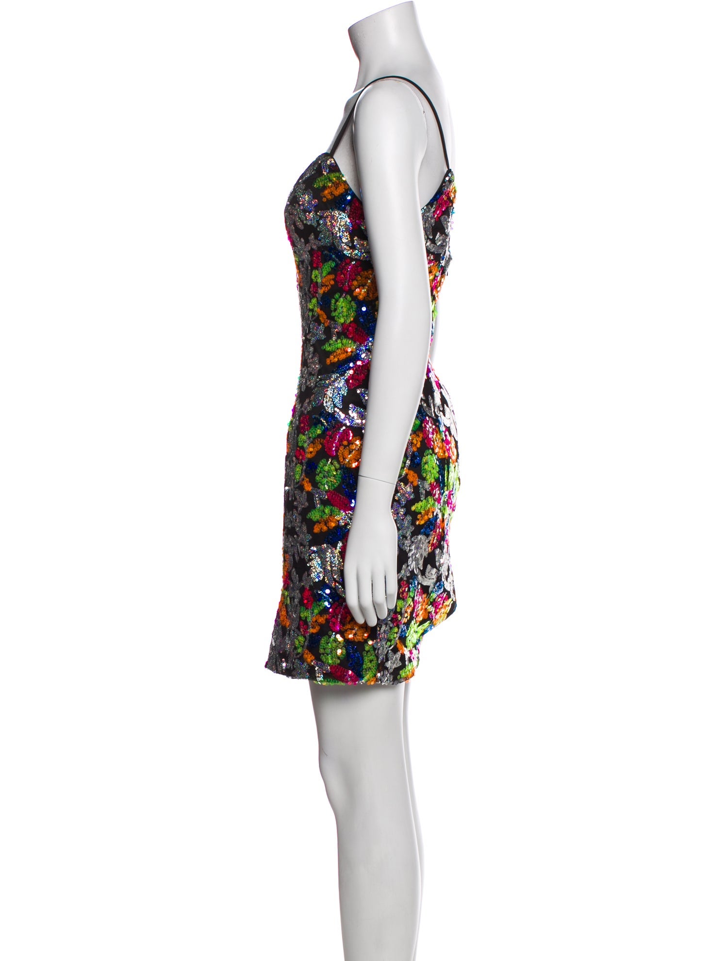 Ieena for Mac Duggal Floral Print Mini Dress w/ Tags