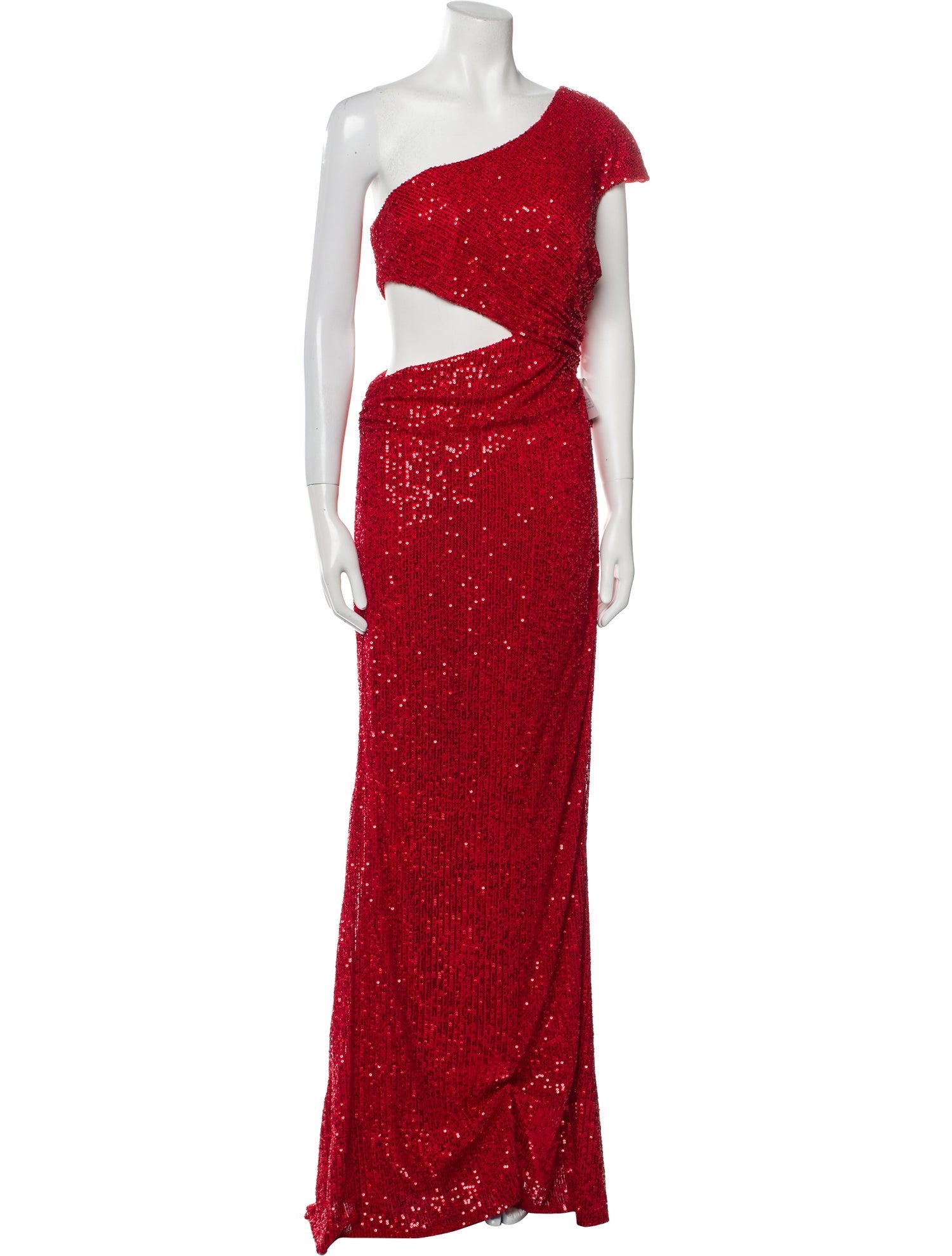 Ieena for Mac Duggal One-Shoulder Long Dress w/ Tags