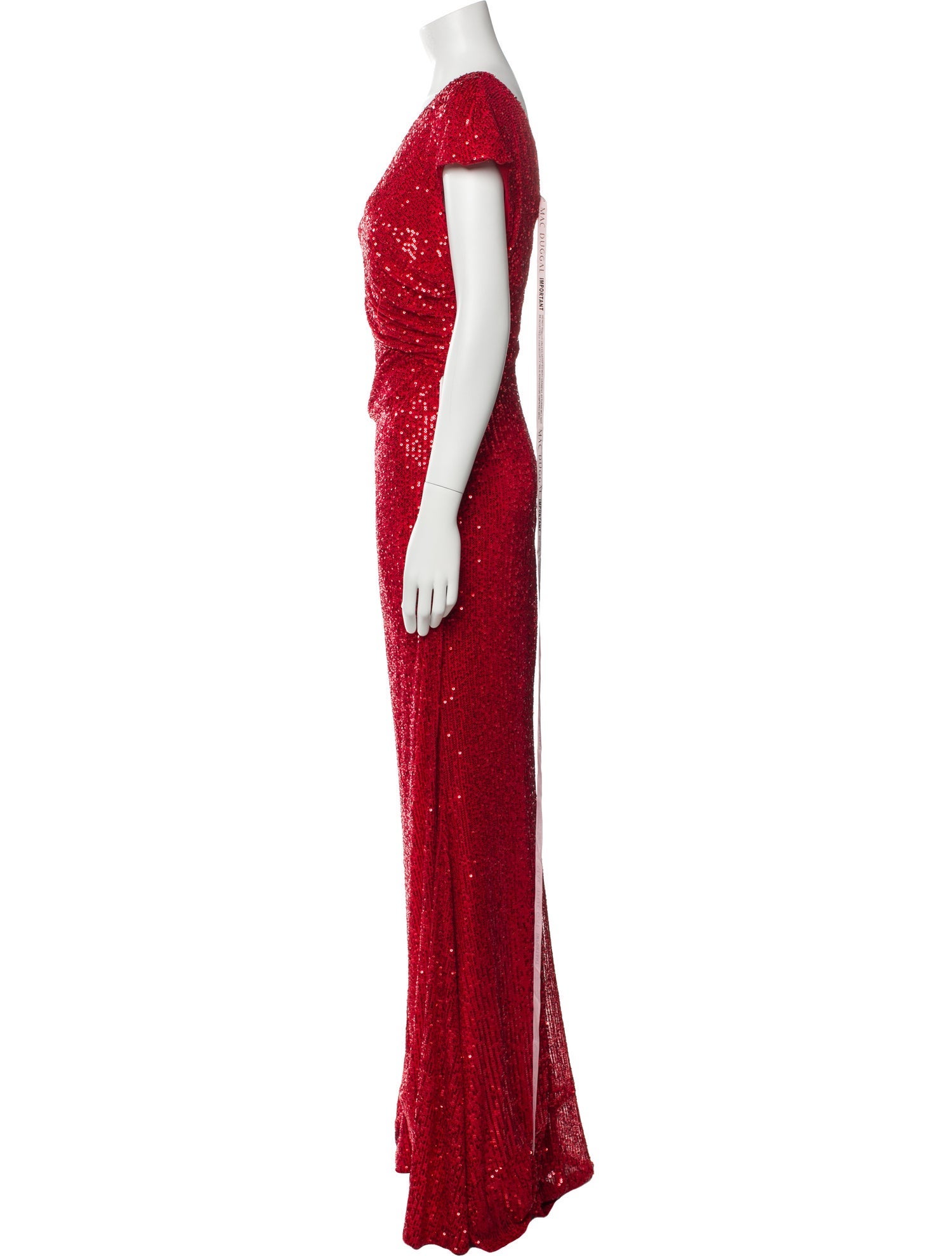 Ieena for Mac Duggal One-Shoulder Long Dress w/ Tags