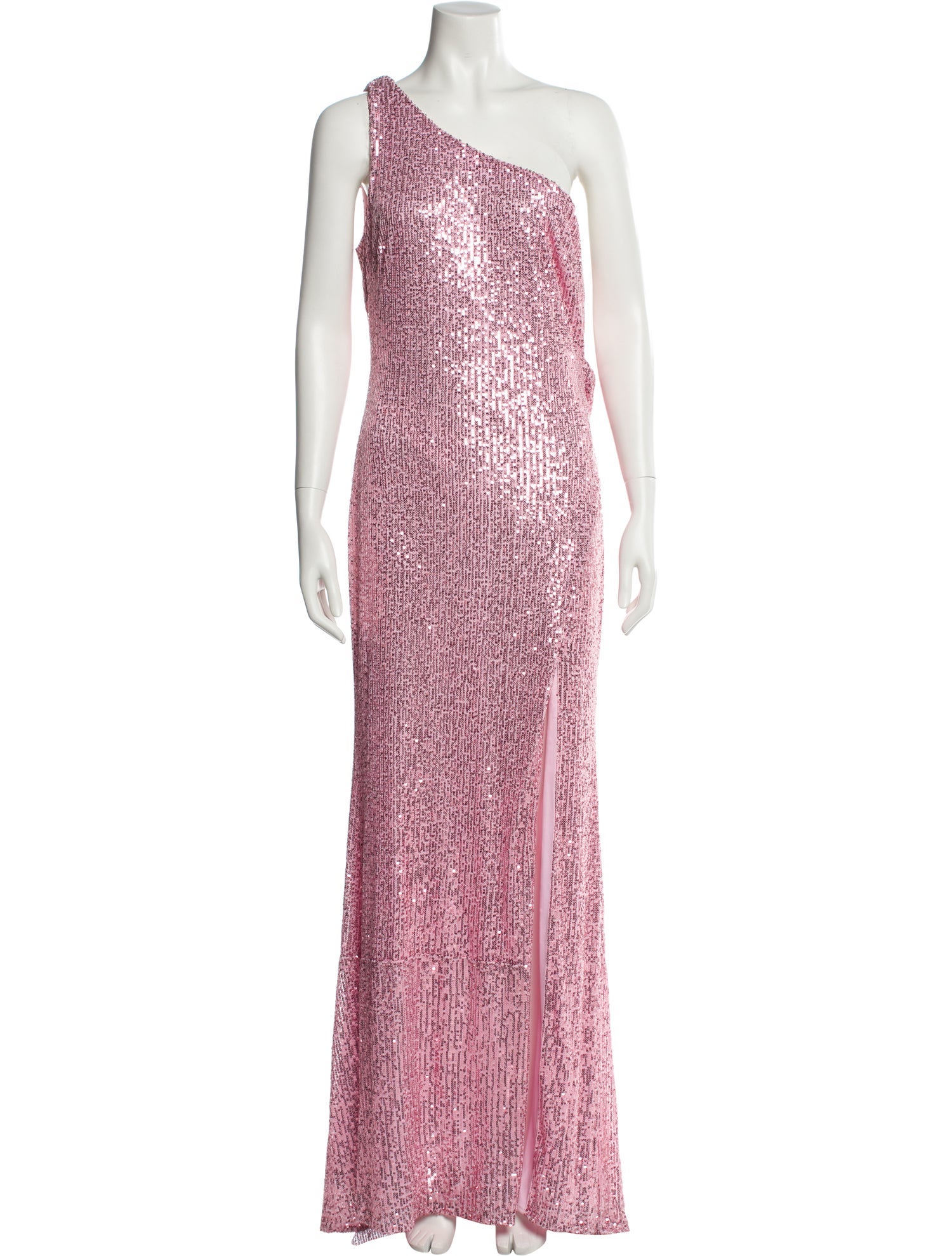 Ieena for Mac Duggal One-Shoulder Long Dress