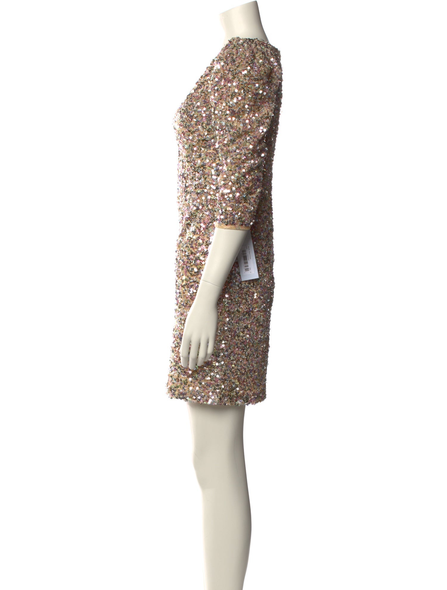 Ieena for Mac Duggal V-Neck Mini Dress