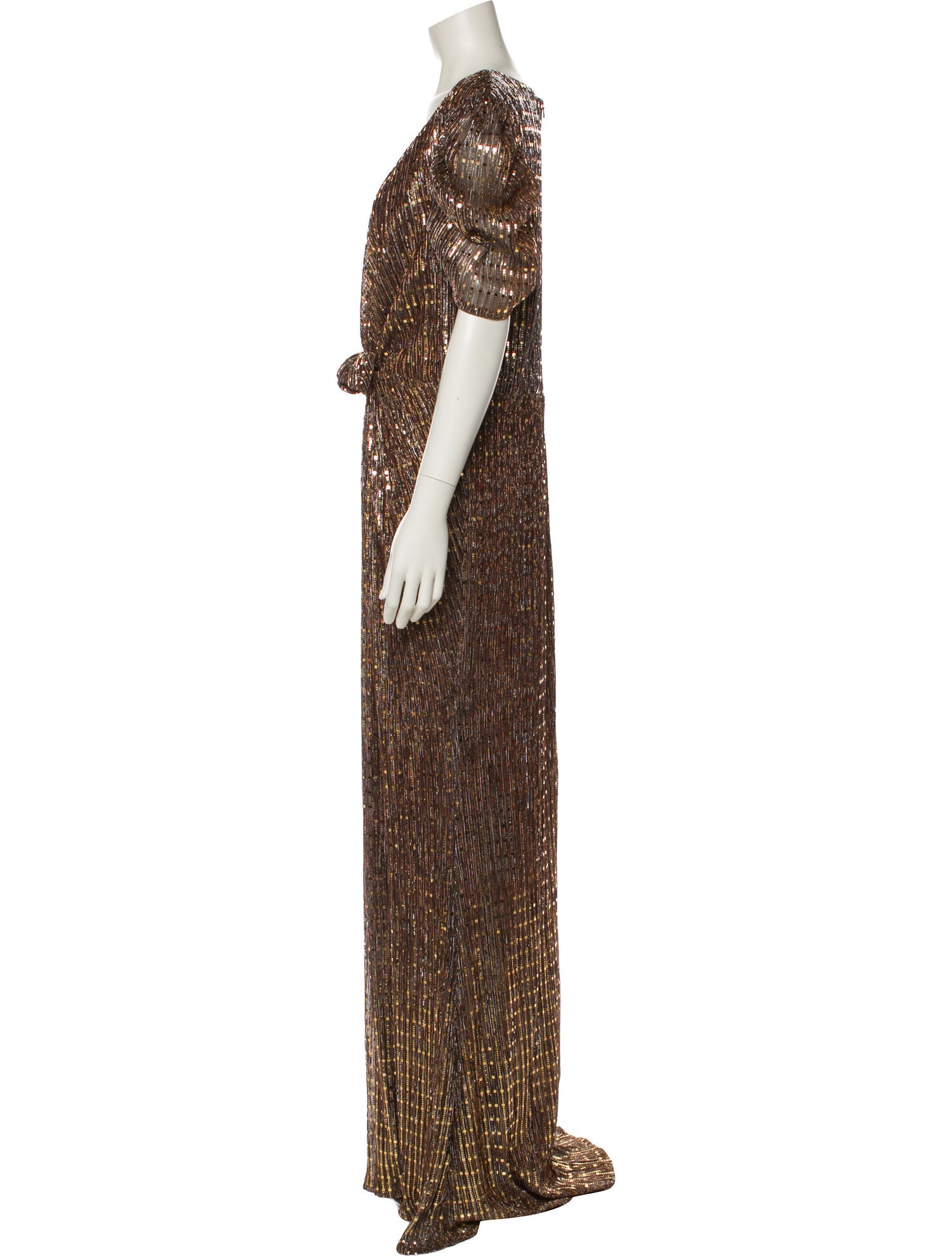 Ieena for Mac Duggal Printed Long Dress