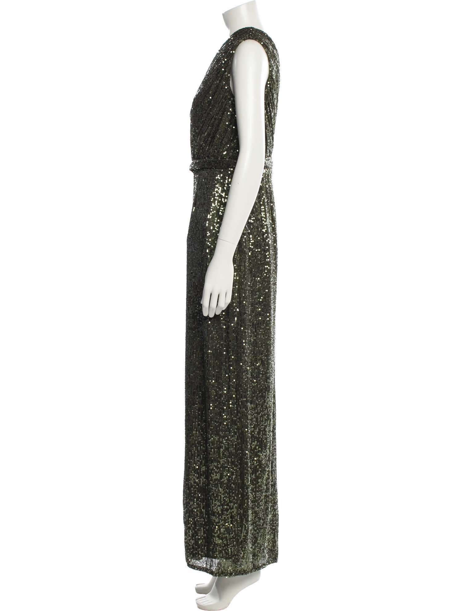 Ieena for Mac Duggal One-Shoulder Long Dress