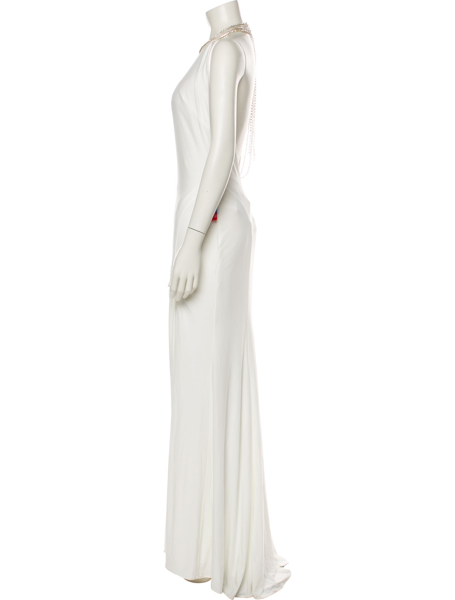 Ieena for Mac Duggal Mock Neck Long Dress