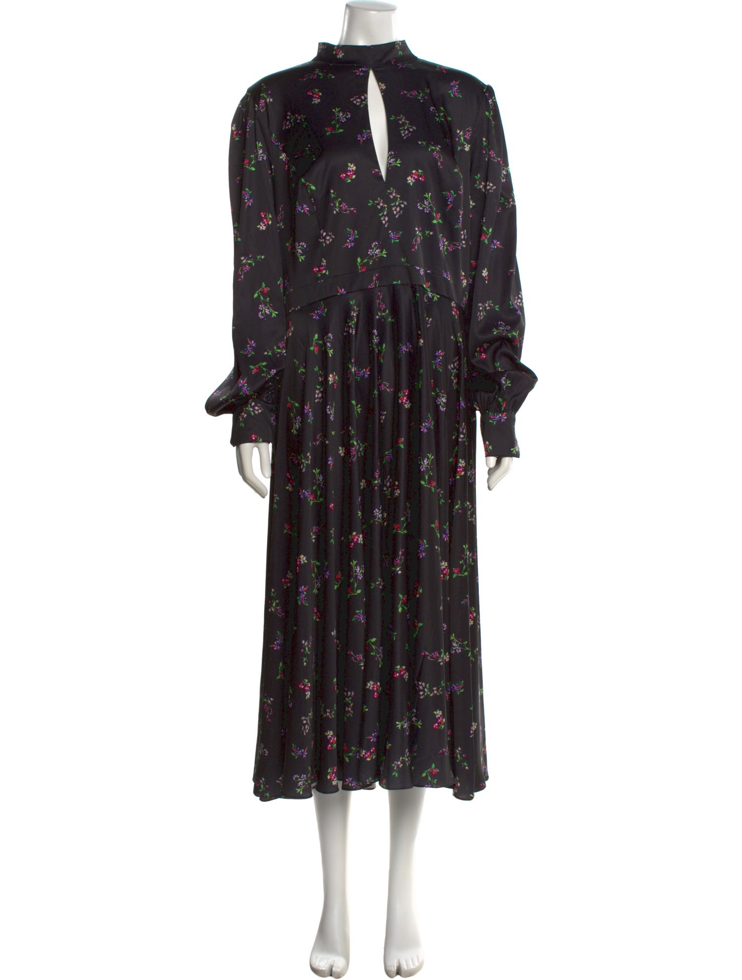 Ieena for Mac Duggal Floral Print Long Dress