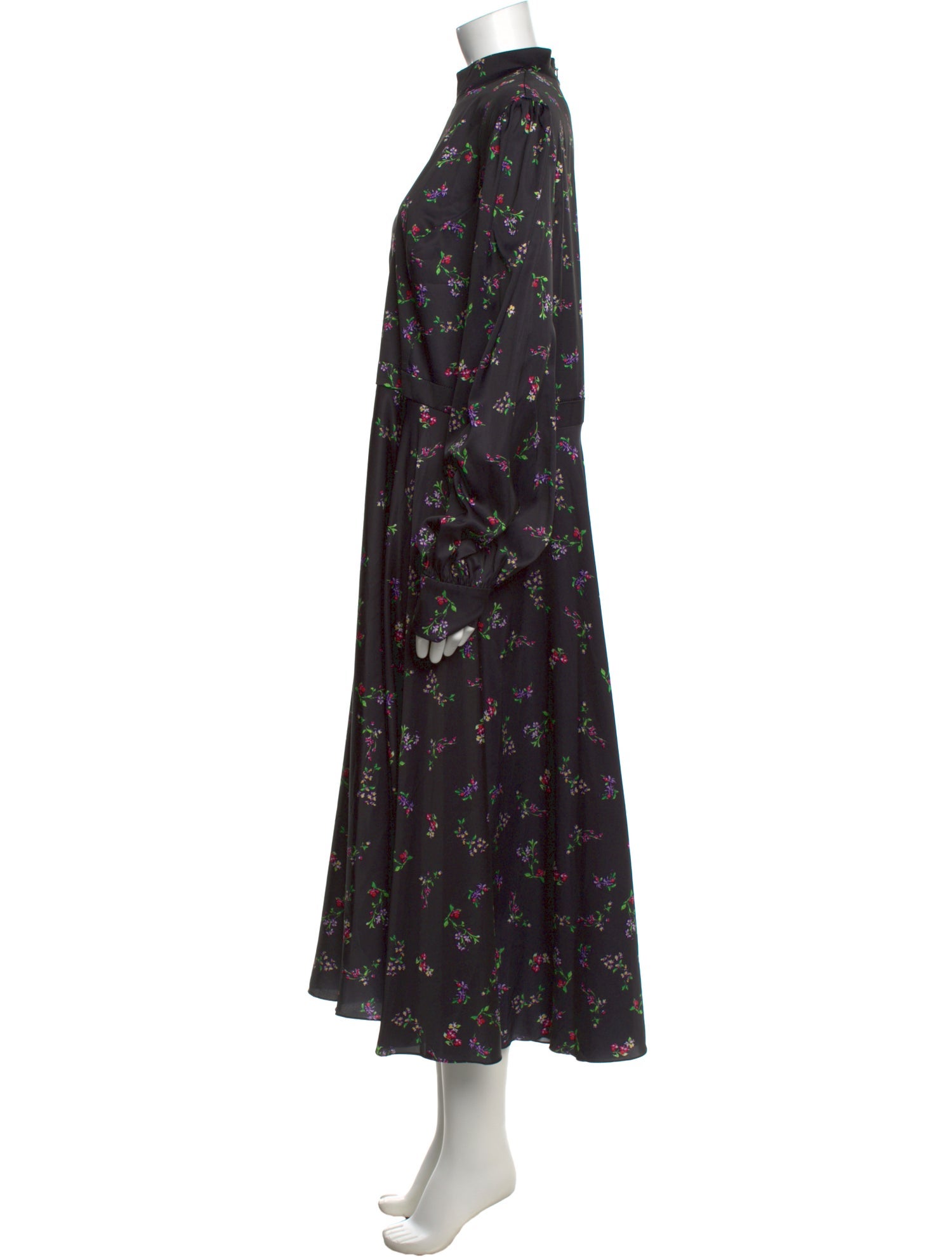 Ieena for Mac Duggal Floral Print Long Dress