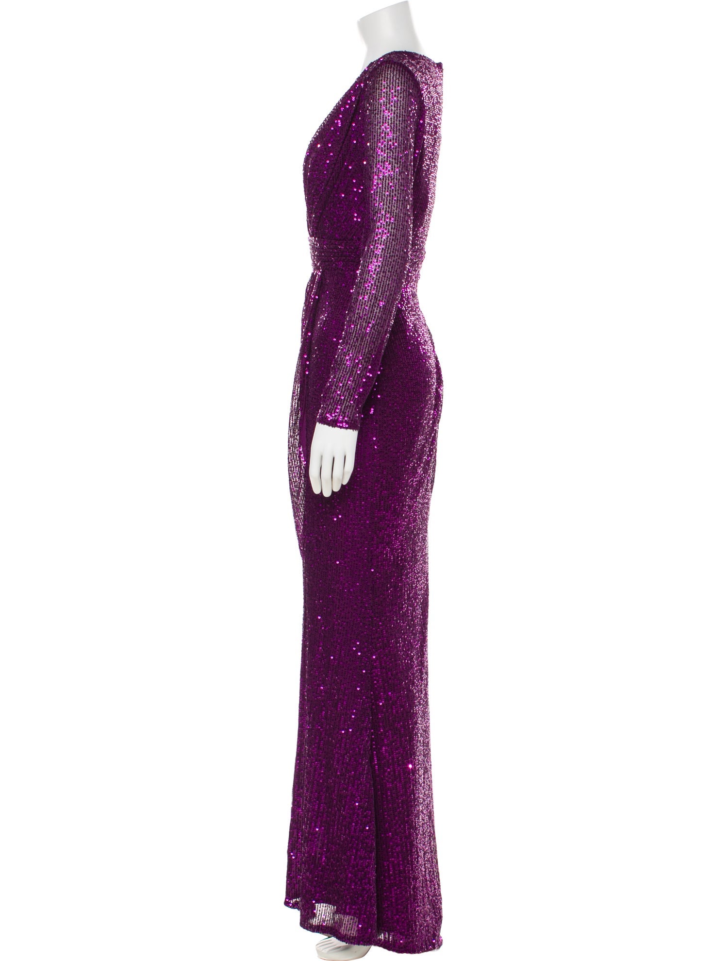 Ieena for Mac Duggal Sequin Long Dress w/ Tags