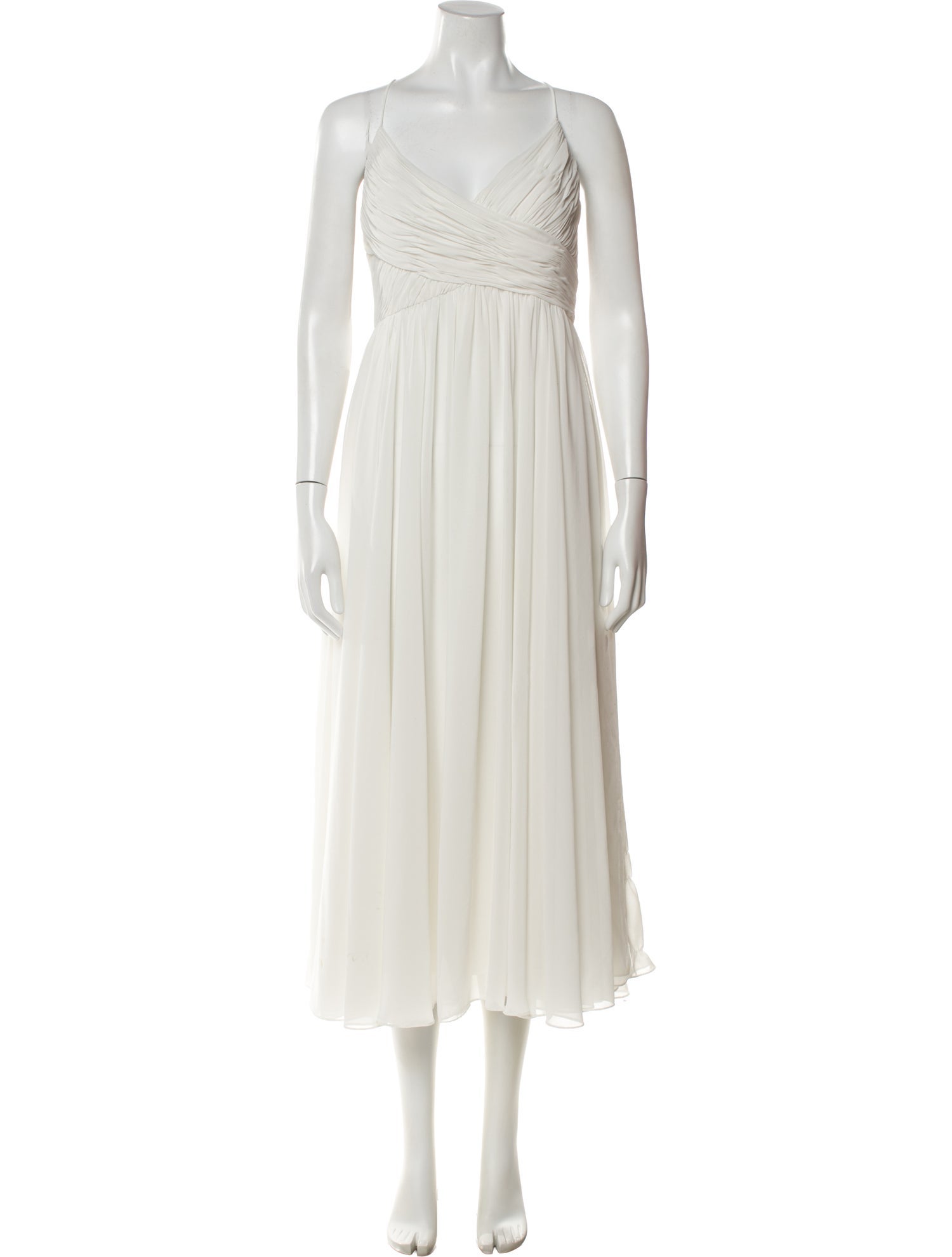 Ieena for Mac Duggal V-Neck Long Dress