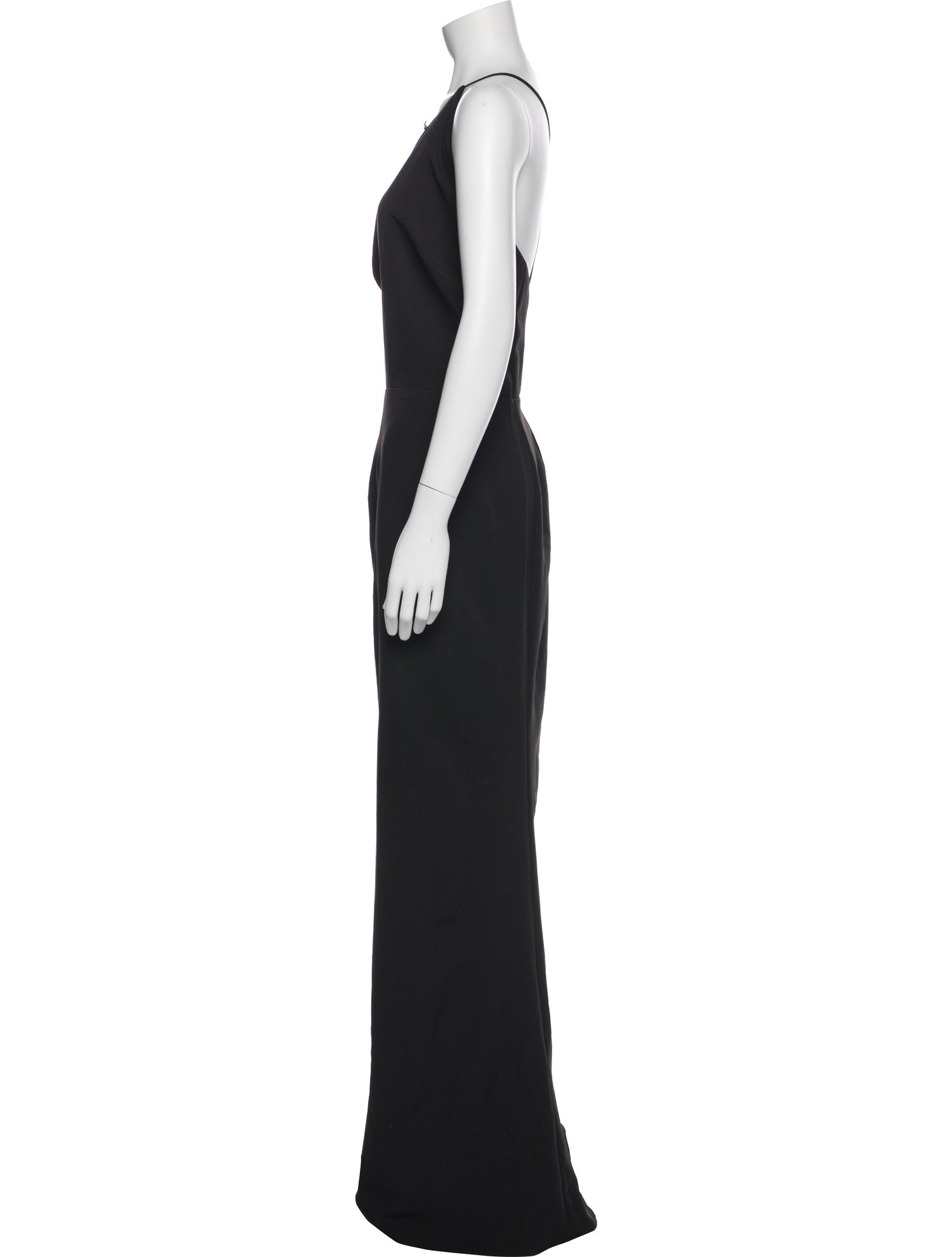 Ieena for Mac Duggal Scoop Neck Long Dress